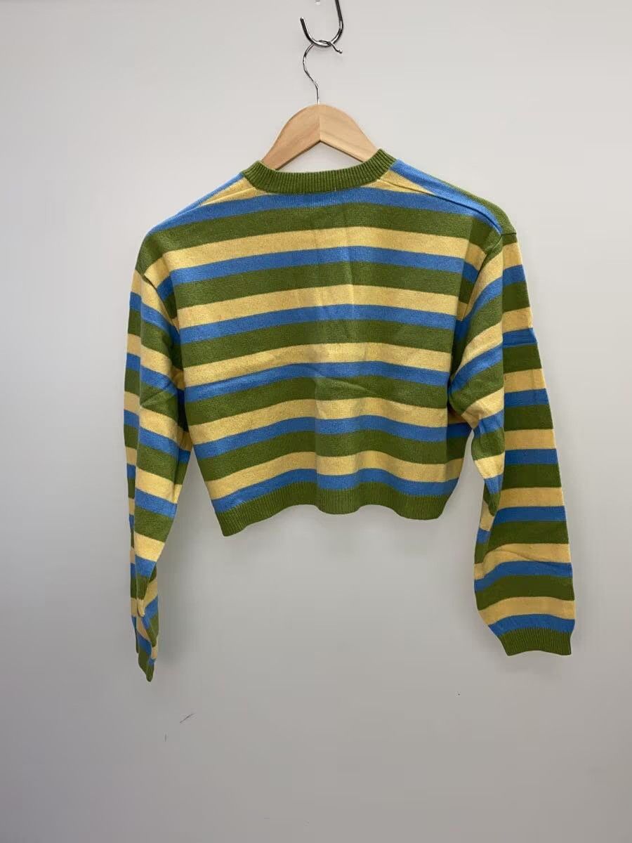 Comme des Garcons 1989 Cropped Striped Wool Knit Sweater Size M / US 6-8 / IT 42-44 - 2 Thumbnail