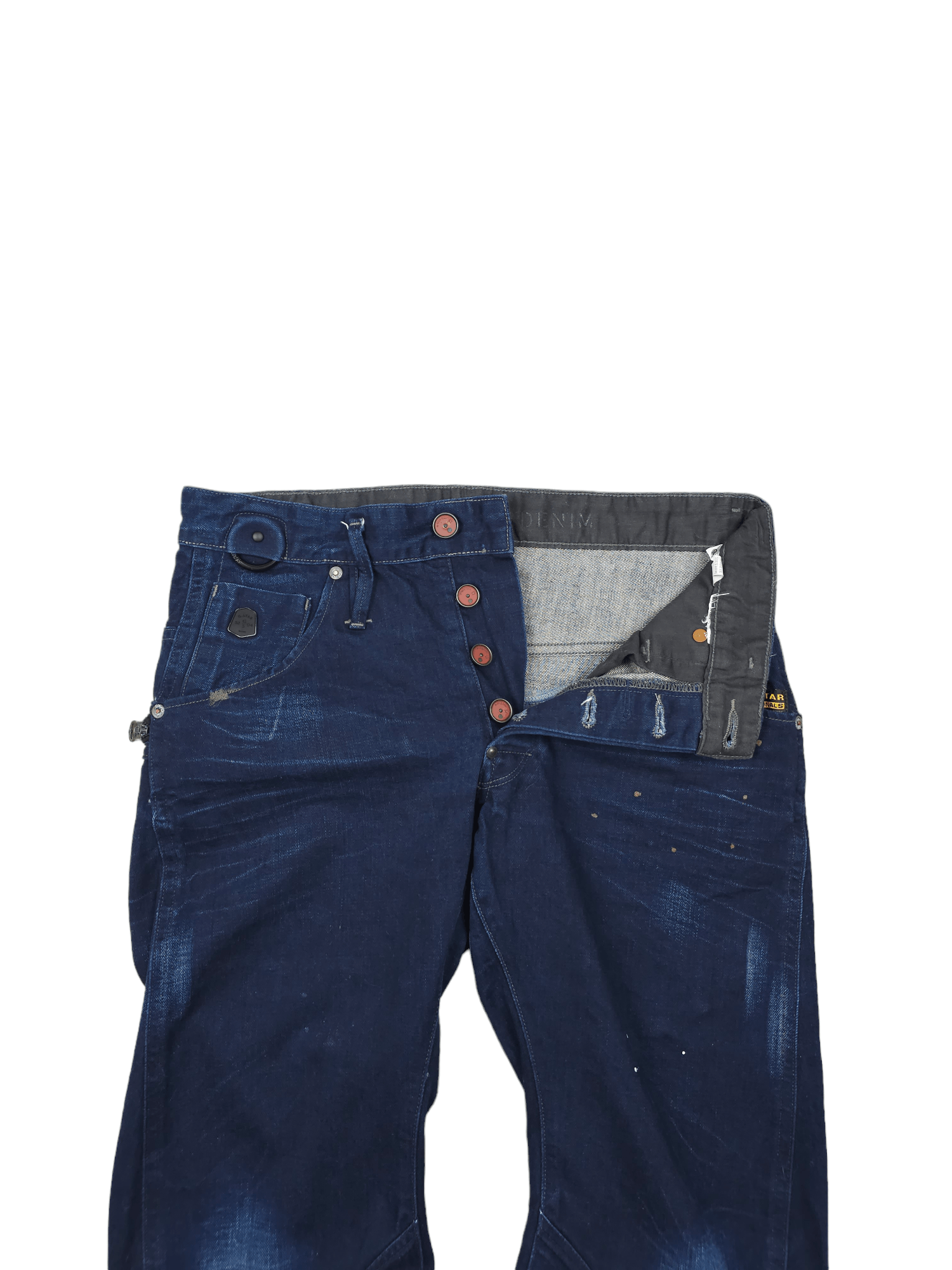 G-Star 💎 G-STAR RAW 30/30 3D Slim Navy Painter Denim Jeans Size US 30 / EU 46 - 7 Thumbnail
