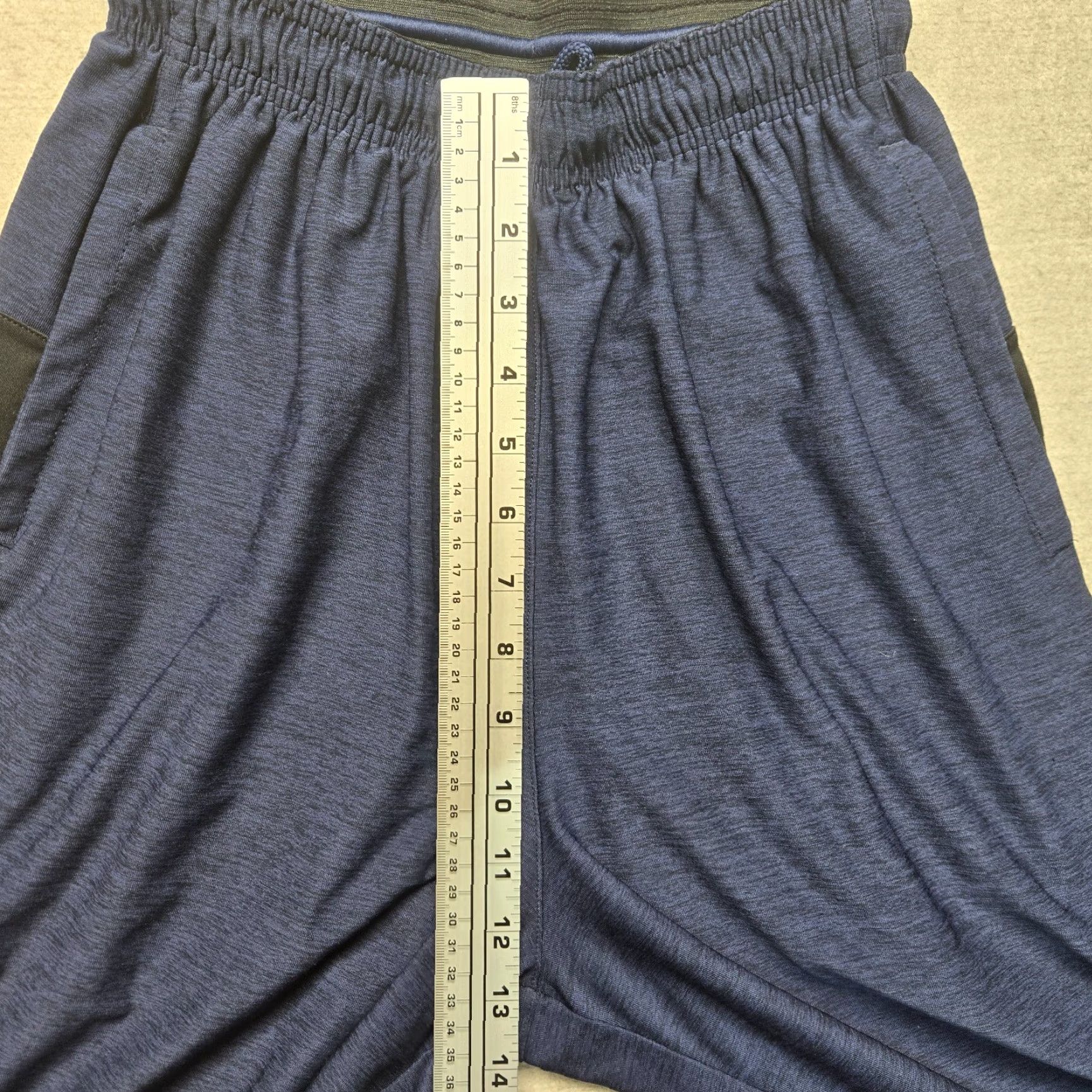 Reebok Reebok Men's Activewear Basketball Shorts S Navy Blue Jogger Elastic Drawstring Athleisure Size US 29 - 7 Thumbnail