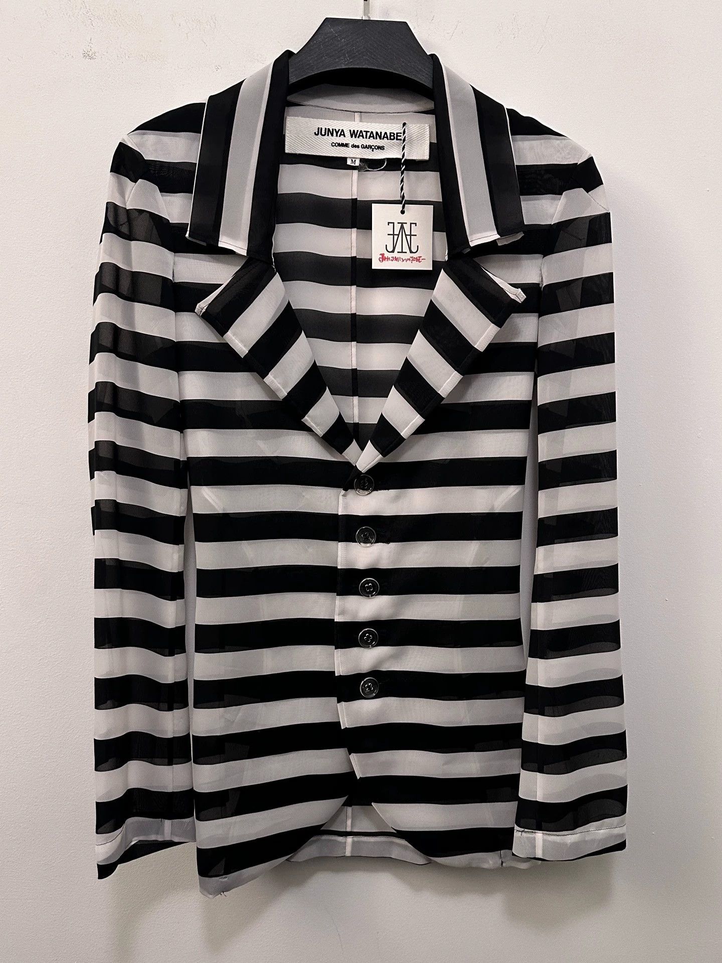 Junya Watanabe Junya Watanabe 04 Runway Striped Vintage Blazer M Size M / US 6-8 / IT 42-44 - 9 Thumbnail