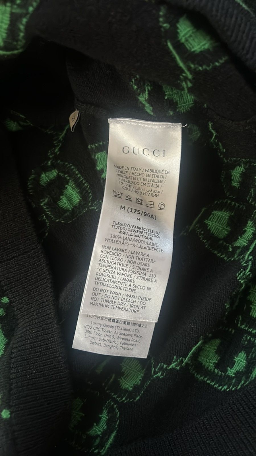 Gucci Gucci GG Monogram Crewneck Knitted Jacquard 100%wool Sweater Size US M / EU 48-50 / 2 - 4 Thumbnail