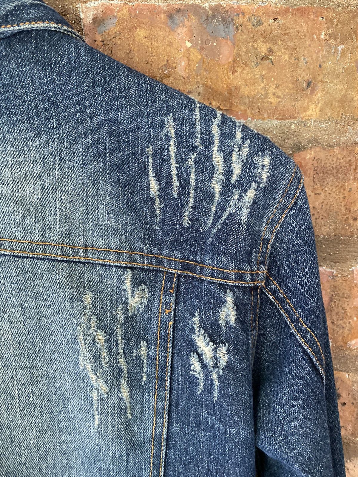 JACKROSE 🔥1990s Jackrose Distressed Cross Detailing button jacket Size US M / EU 48-50 / 2 - 13 Thumbnail