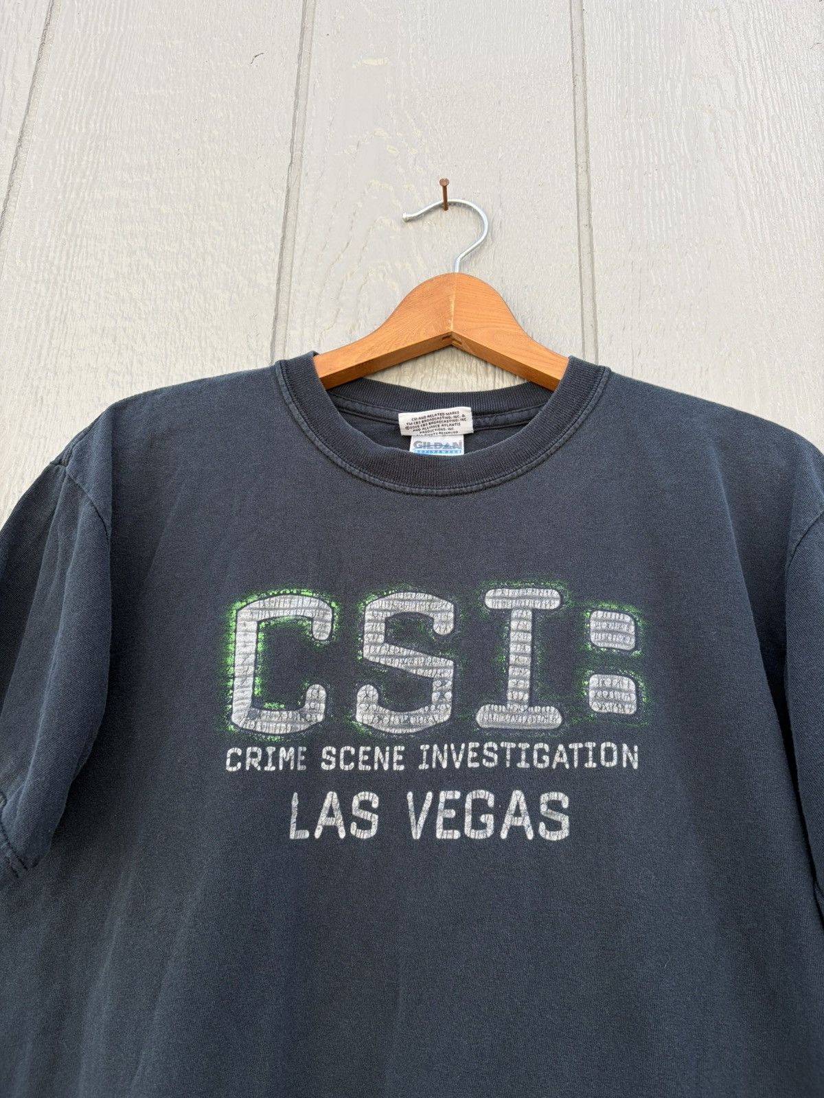Vintage Vintage Y2K CSI Las Vegas Faded TV Show promo Tshirt Size US M / EU 48-50 / 2 - 2 Thumbnail