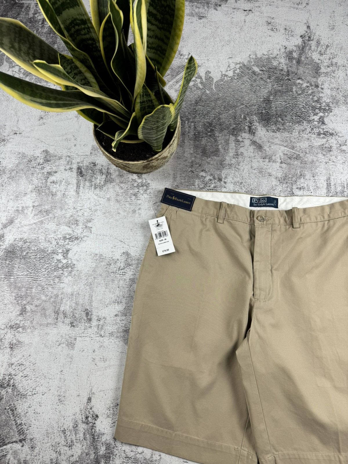 Polo Ralph Lauren NEW Polo Ralph Lauren Chino Shorts 36 Tan Relaxed Fit Basic Size US 36 / EU 52 - 14 Thumbnail