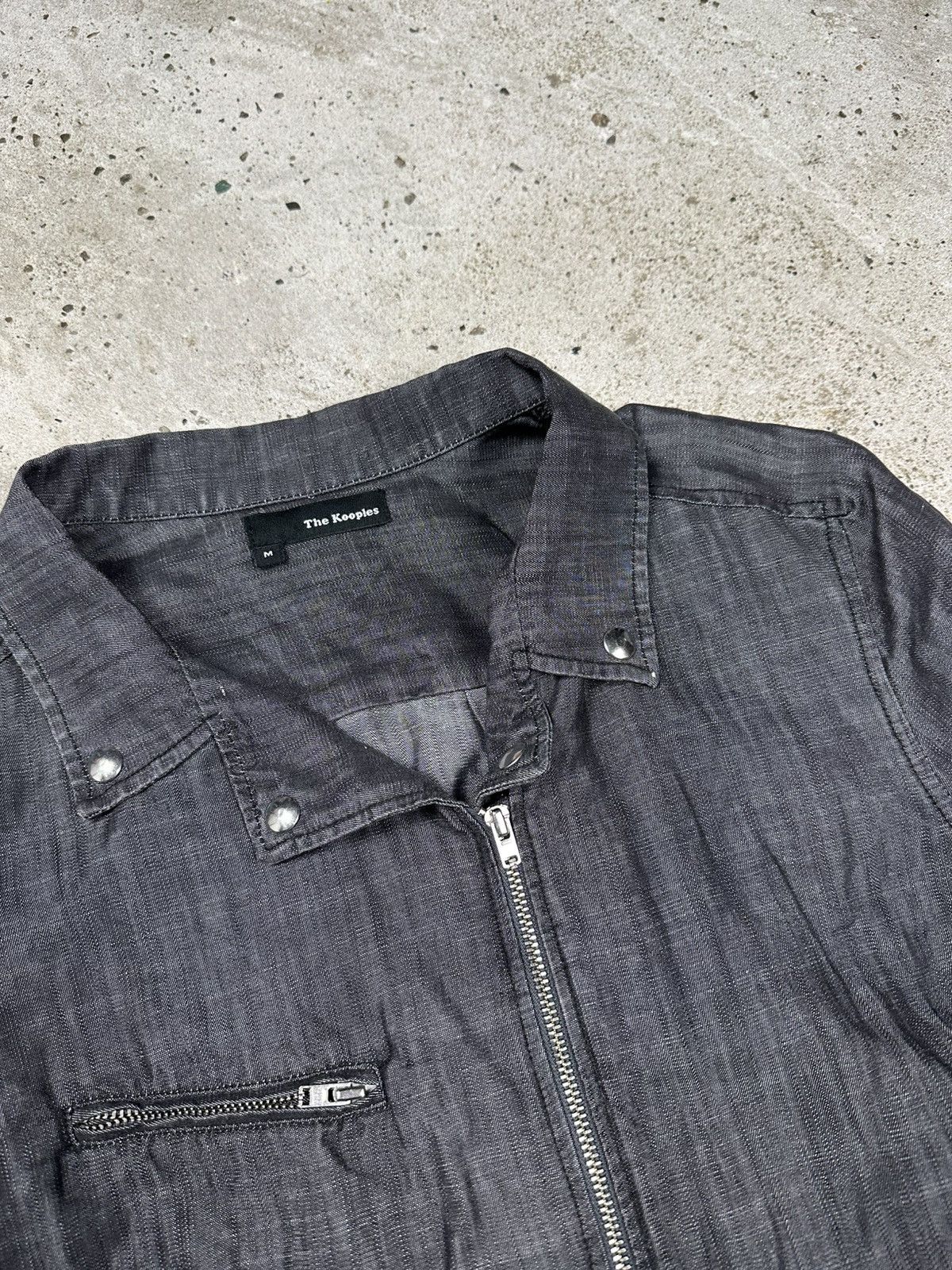 The Kooples The Kooples Biker Asymmetrical Lyocell Moto Jacket Size US M / EU 48-50 / 2 - 7 Thumbnail