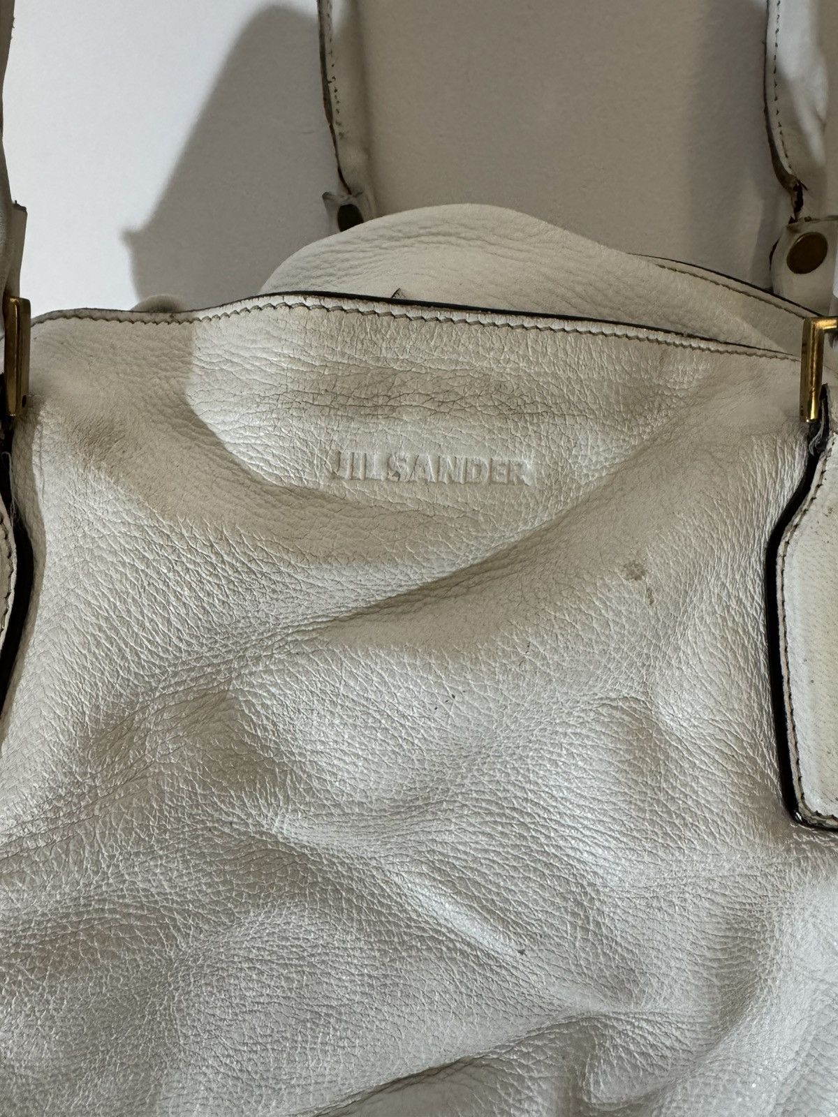 Jil Sander × Vintage Jil sander leather shoulder bag luxury vintage Italy design Size ONE SIZE - 3 Thumbnail