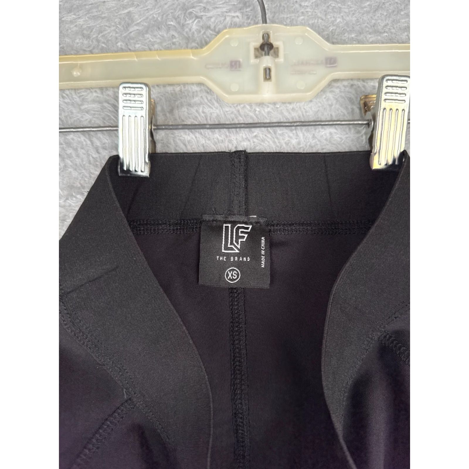 Vintage LF The Brand Compression Shorts Mens XS Black Nylon Spandex Gym Workout Activewear Size US 27 - 6 Thumbnail