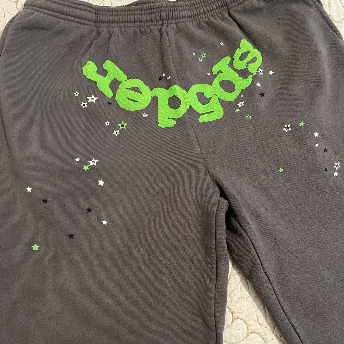 Sp5der Young Thug SP5DER WAIT WEB SWEATPANTS SIZE MEDIUM Size US 33 - 3 Thumbnail
