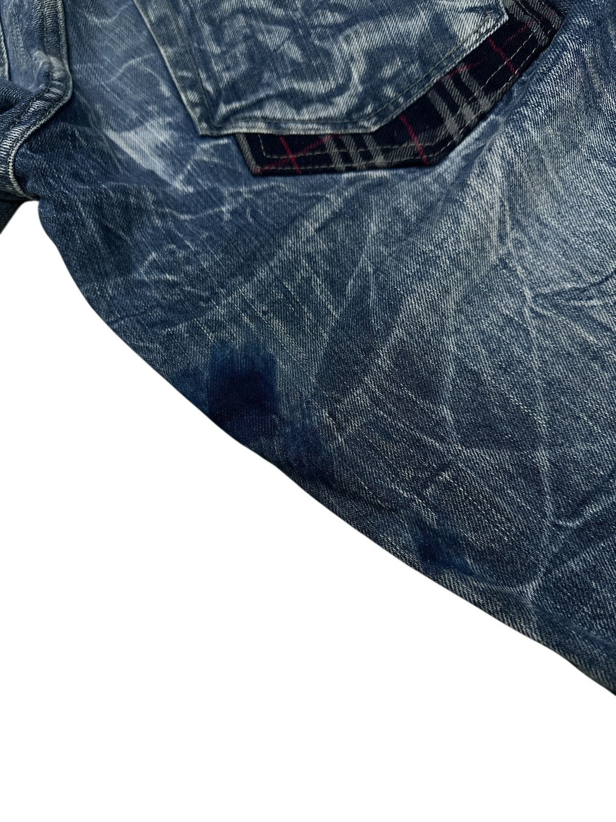 Kapital Wild Life BlueWashed Honeycomb . Size US 32 / EU 48 - 6 Thumbnail