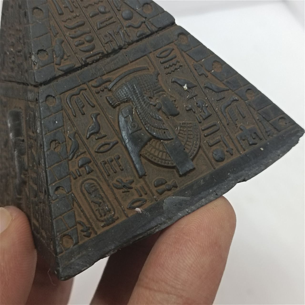 Handmade Set of 3 Handmade Egyptian Pyramids Decor Souvenir Gift Size ONE SIZE - 6 Thumbnail