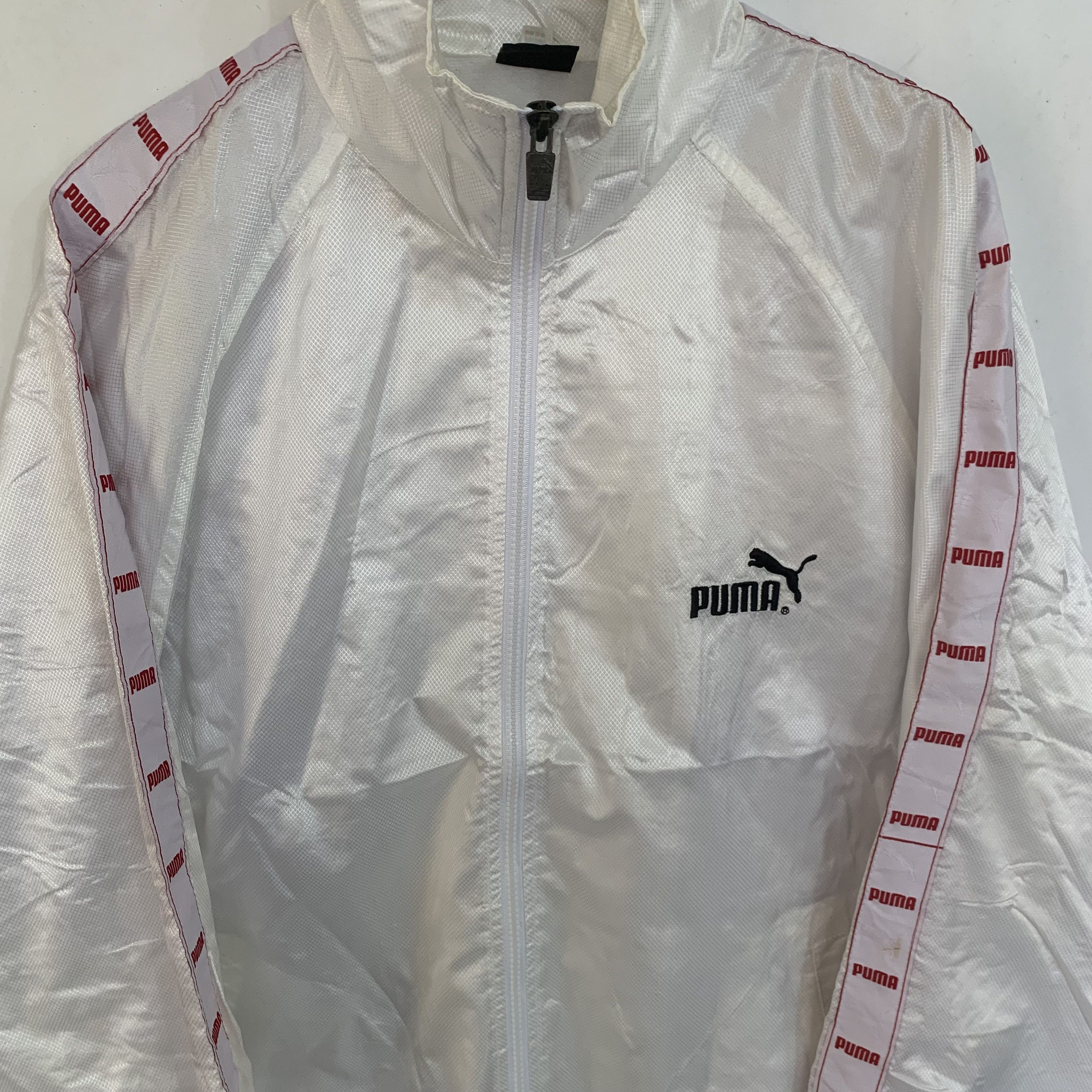 Puma Vintage Side tape puma windbreaker jacket XXL Size US XXL / EU 58 / 5 - 3 Thumbnail