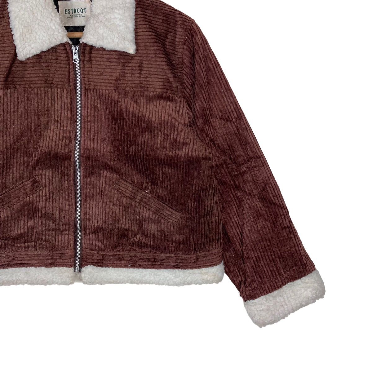 Vintage Vintage Estacot Full Zipper Crop Jacket Size L / US 10 / IT 46 - 3 Thumbnail