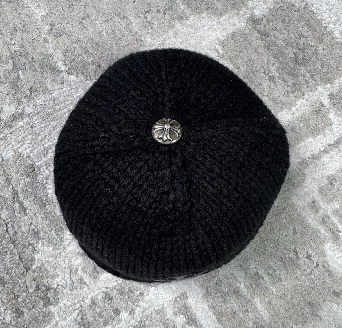 Chrome Hearts Cross patch cashmere beanie Size ONE SIZE - 5 Thumbnail