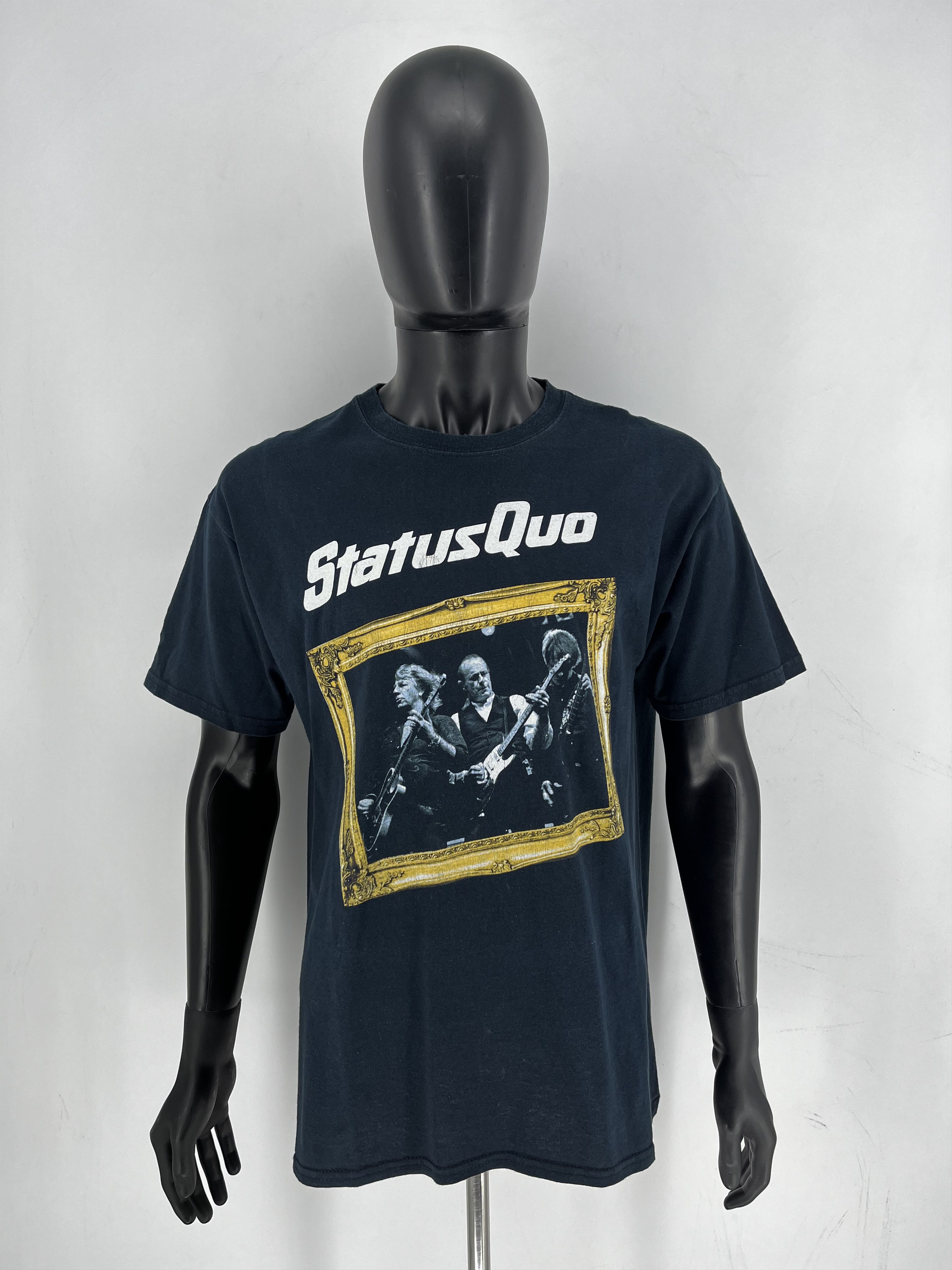 Band Tees Status Quo 2008 Vintage Tour Rock Band Tee Size L Size US L / EU 52-54 / 3 - 3 Thumbnail