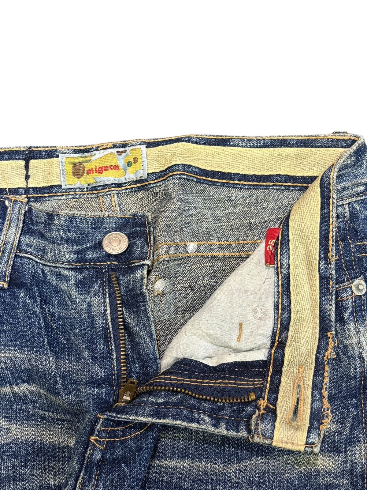 Diesel Vintage Japanese Brand Rusty Wash Distressed Flare Jeans Size 28" / US 6 / IT 42 - 5 Thumbnail