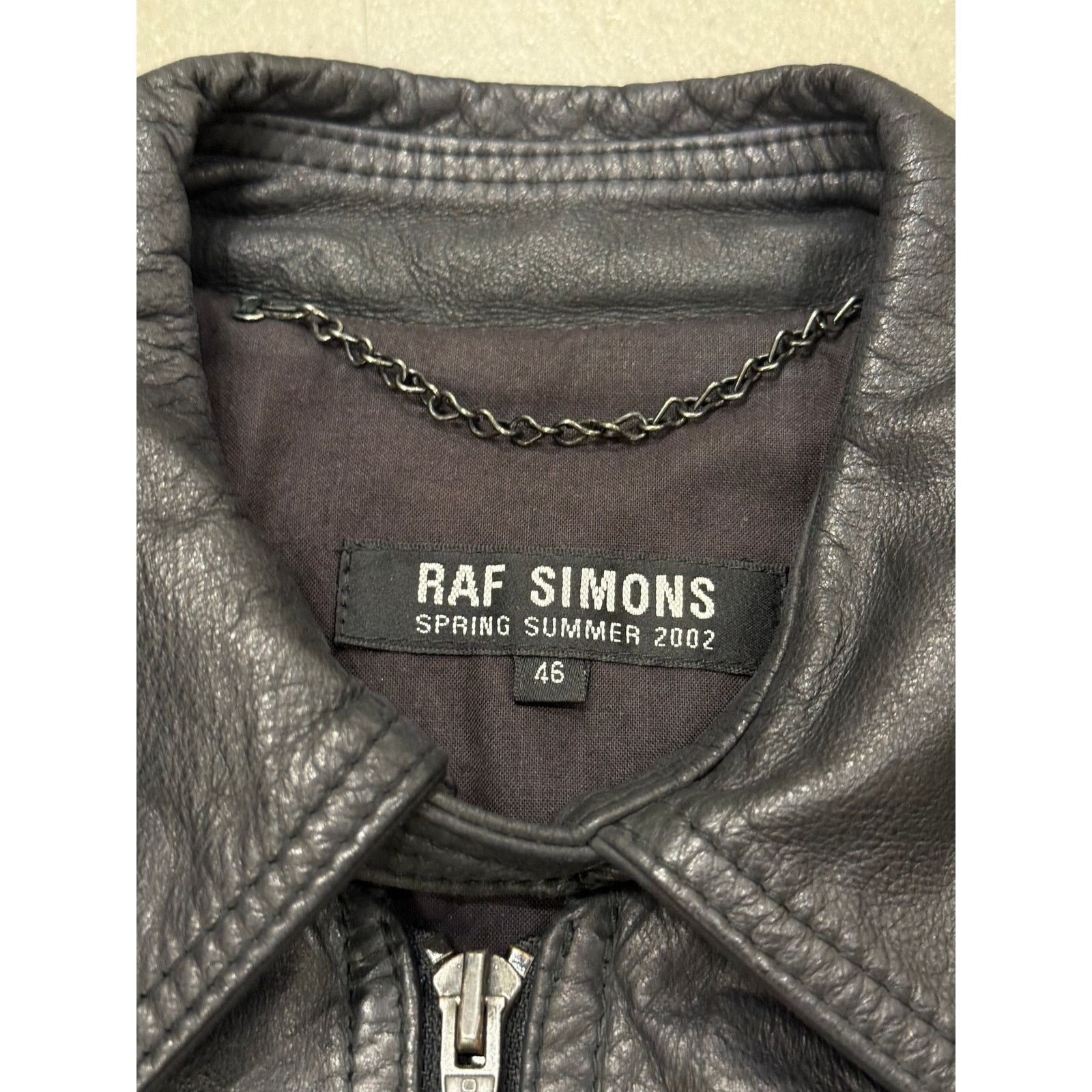Raf Simons S/S2002 Raf Simons runway police cargo leather bomber jacket Size US S / EU 44-46 / 1 - 4 Thumbnail