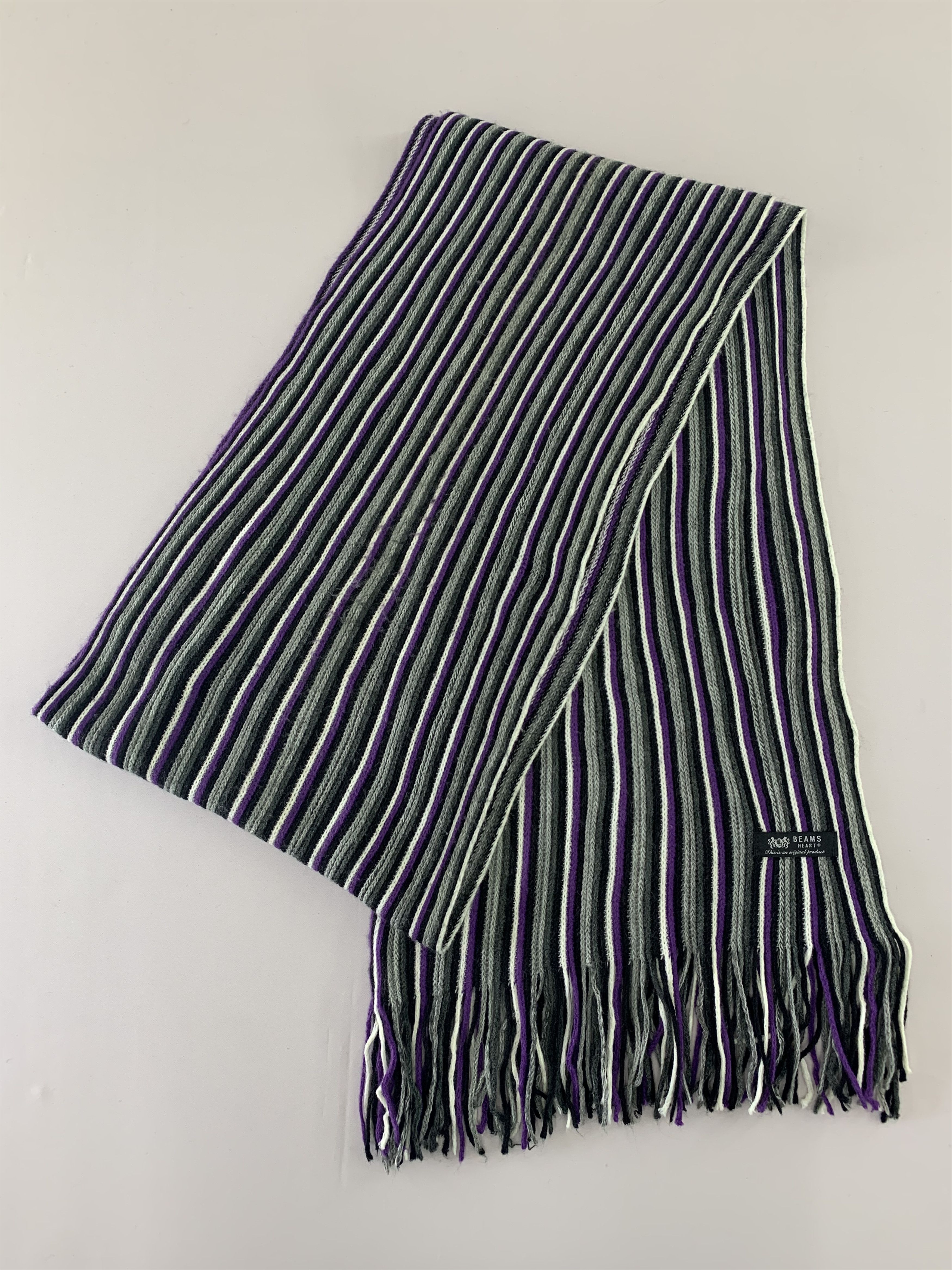 Beams Japan Beams Heart Scarf Wool Muffler Neck Wrap BL4345 Size ONE SIZE - 2 Thumbnail