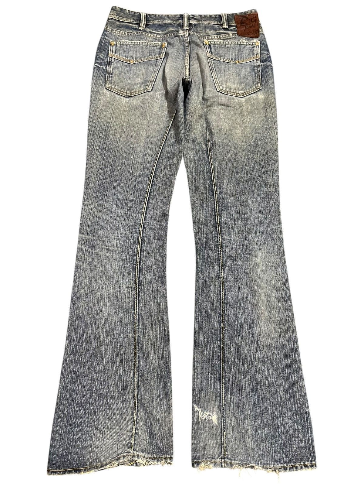 Big John Vintage Big John Blue Faded Wash Style Flare Jeans Size US 32 / EU 48 - 2 Thumbnail