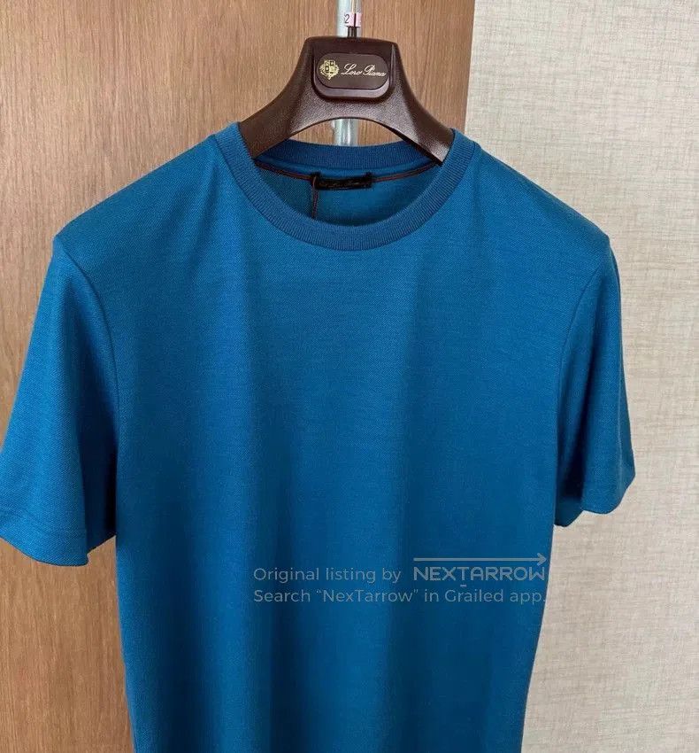 Loro Piana Loro Piana Cashmere Short Sleeve T-shirt. Size US L / EU 52-54 / 3 - 2 Thumbnail