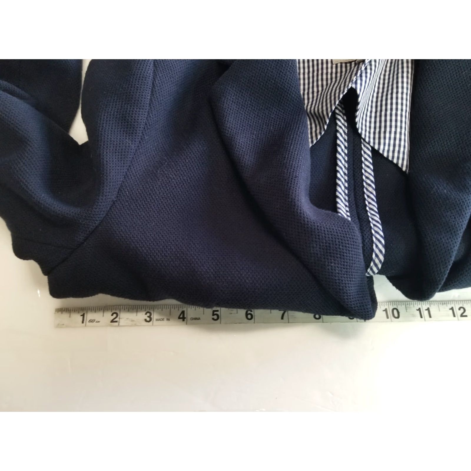 Vintage Dalia Blazer Women XS Navy Blue Button Career Office Striped Workwear Size XS / US 0-2 / IT 36-38 - 3 Thumbnail