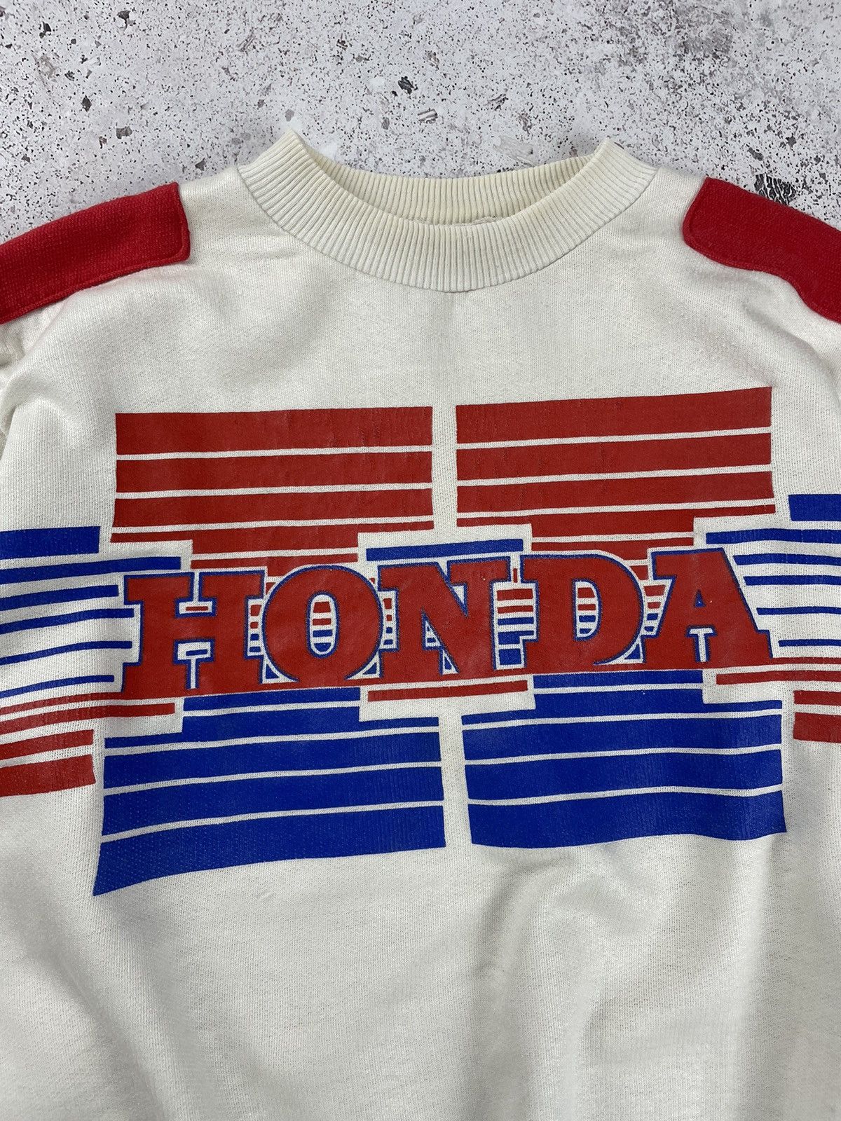 Honda × Vintage 90’s Vintage Honda Racing Sweatshirt Crewneck Size US M / EU 48-50 / 2 - 2 Thumbnail