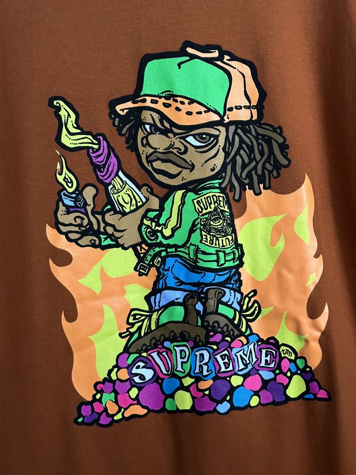 Supreme Supreme Molotov Kid Tee Size US M / EU 48-50 / 2 - 2 Thumbnail
