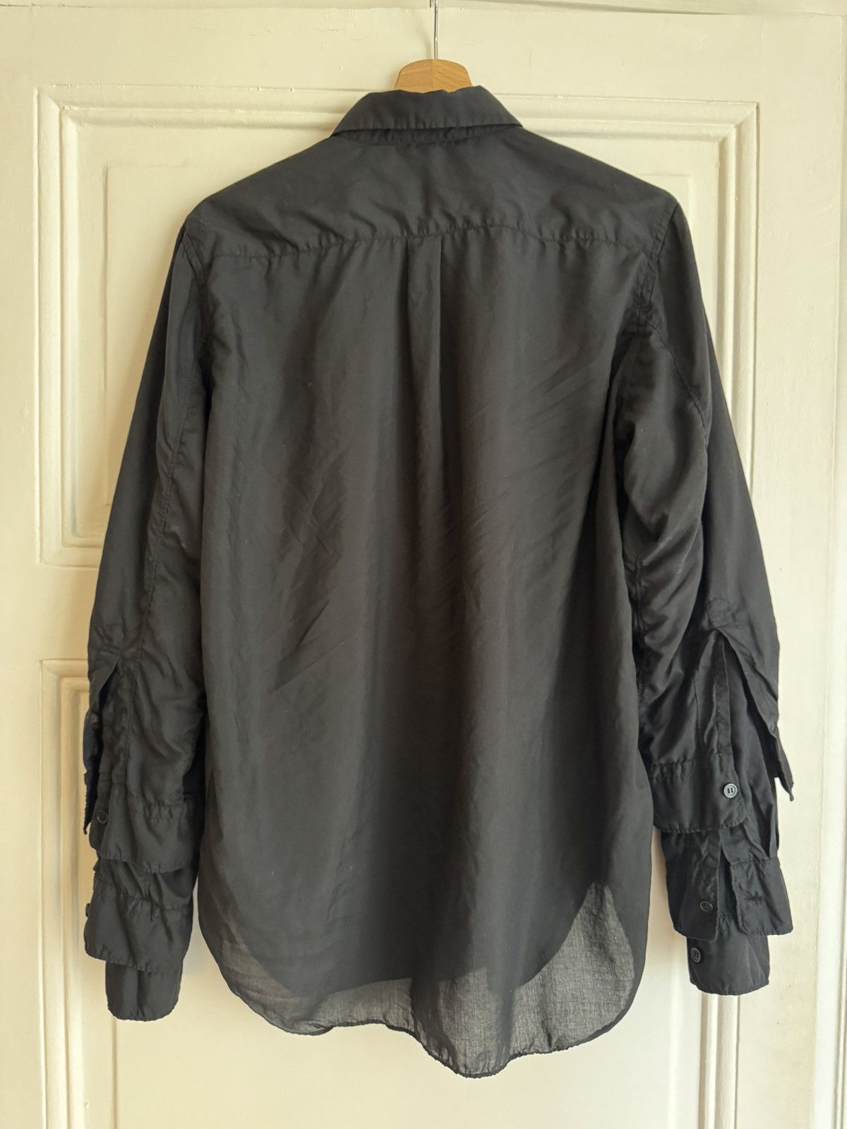 Comme des Garcons Black Comme Garçons BLACK Shirt with Triple Sleeve Detail Size US M / EU 48-50 / 2 - 4 Thumbnail