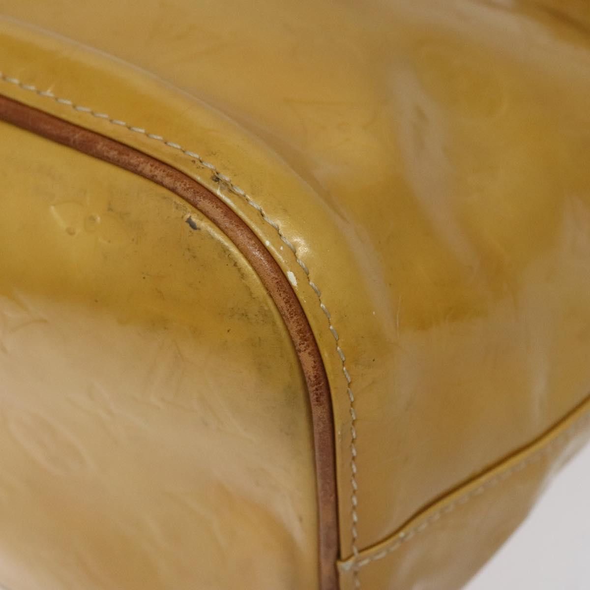 Louis Vuitton LOUIS VUITTON Monogram Vernis Houston Hand Bag Beige M91004 Size ONE SIZE - 15 Thumbnail