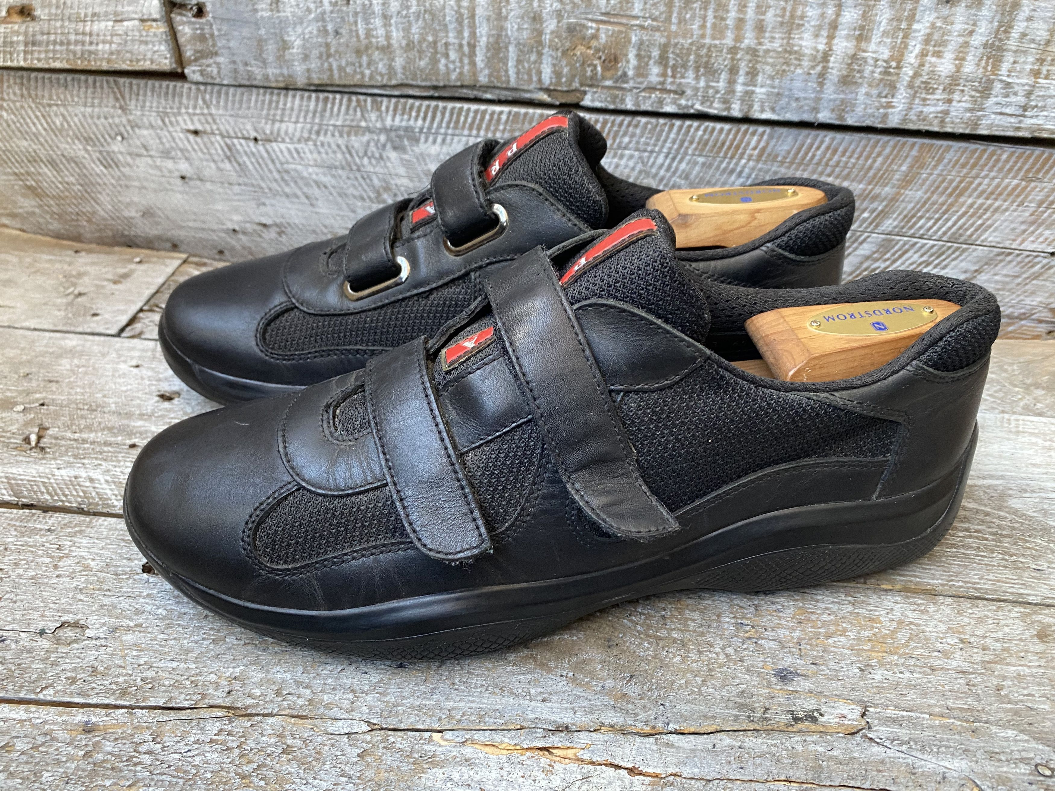 Prada Prada american cup strappy low top sneakers sz 8 Size US 8 / EU 41 - 3 Thumbnail