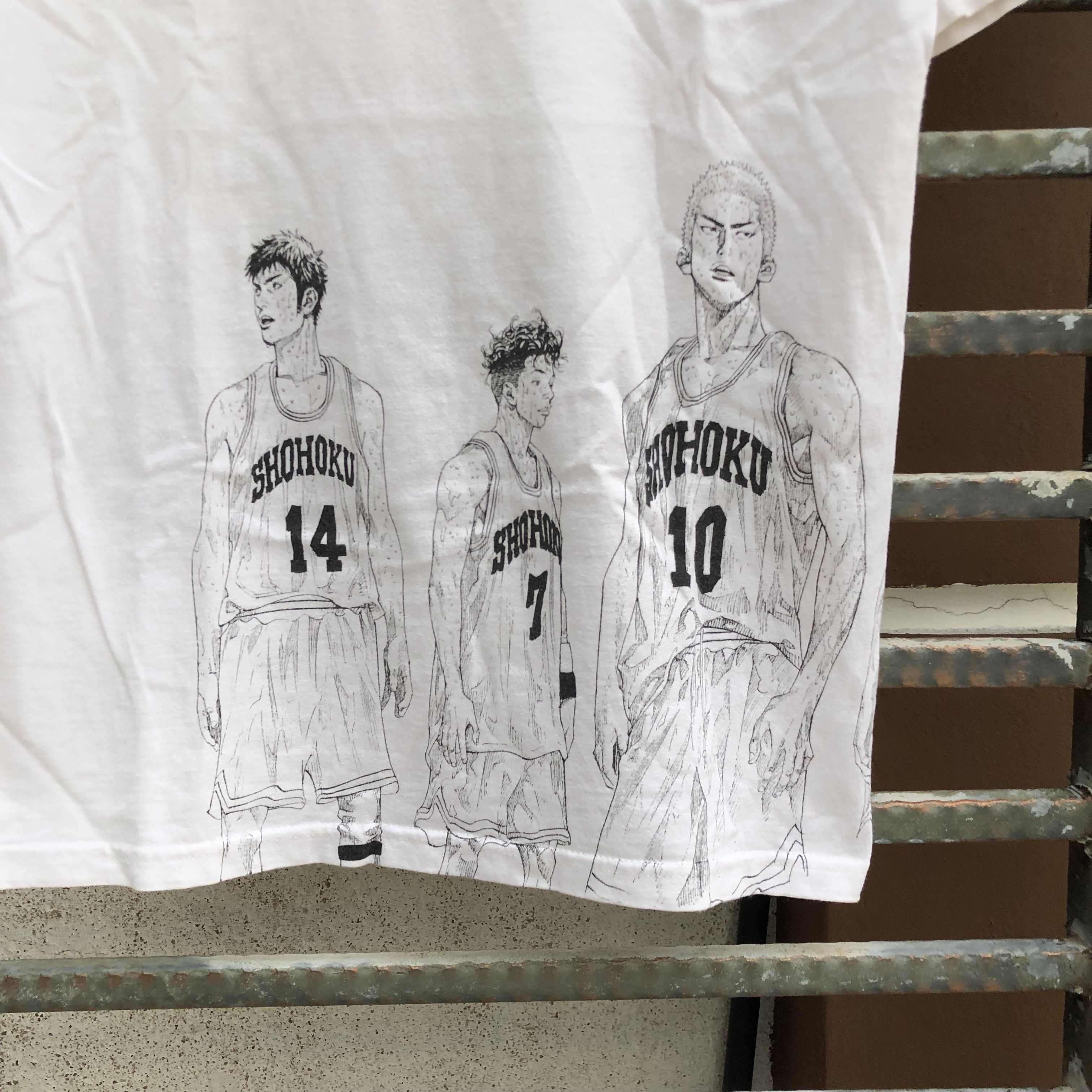 Anime × Anvil × Vintage Vintage Anime Slam Dunk Over Print Tees Size US S / EU 44-46 / 1 - 2 Thumbnail