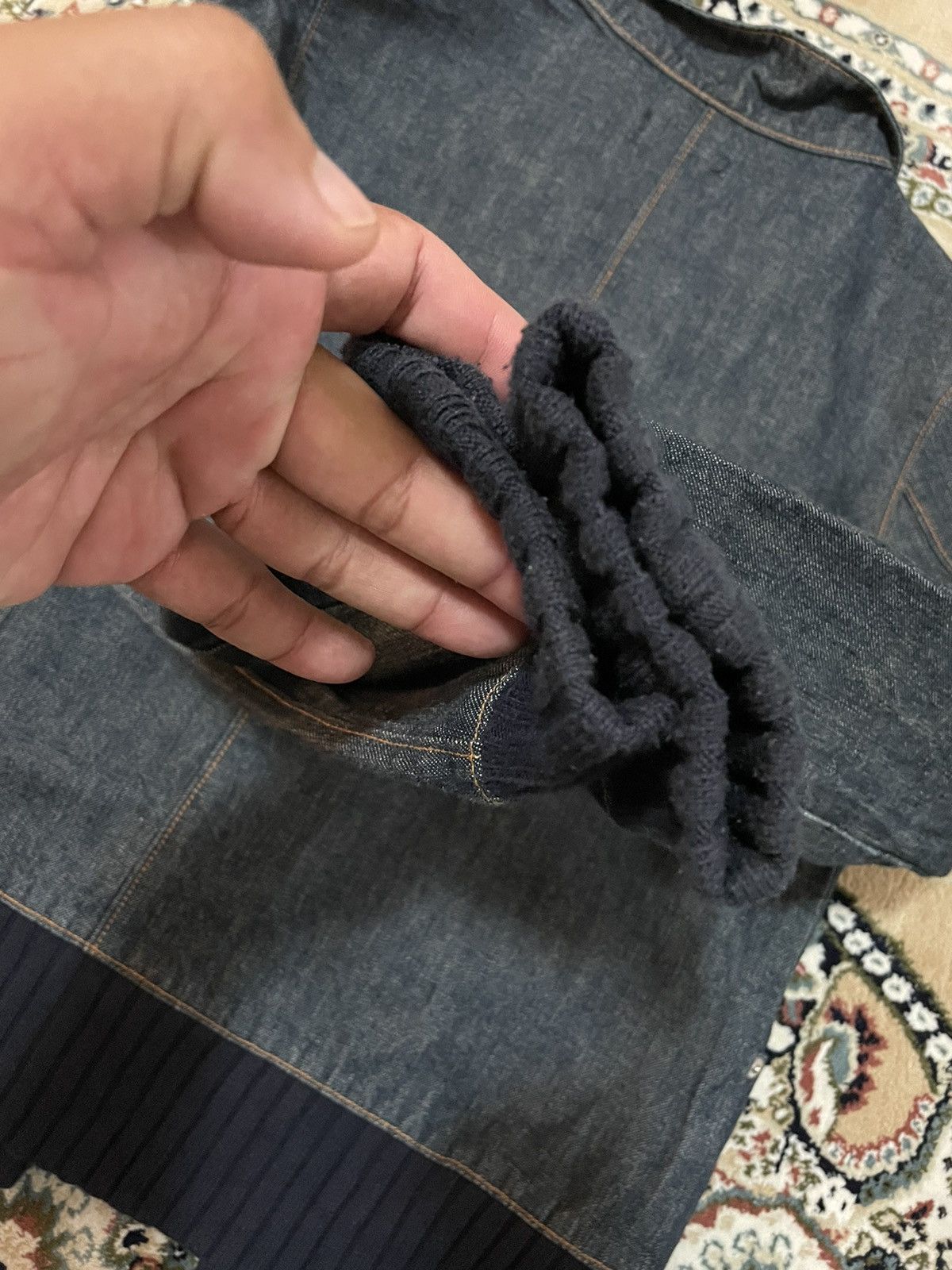 Designer × MILKFED 🔥Rare🔥 Milkfed Denim Jacket Made in Japan Hard To Find Size S / US 4 / IT 40 - 4 Thumbnail
