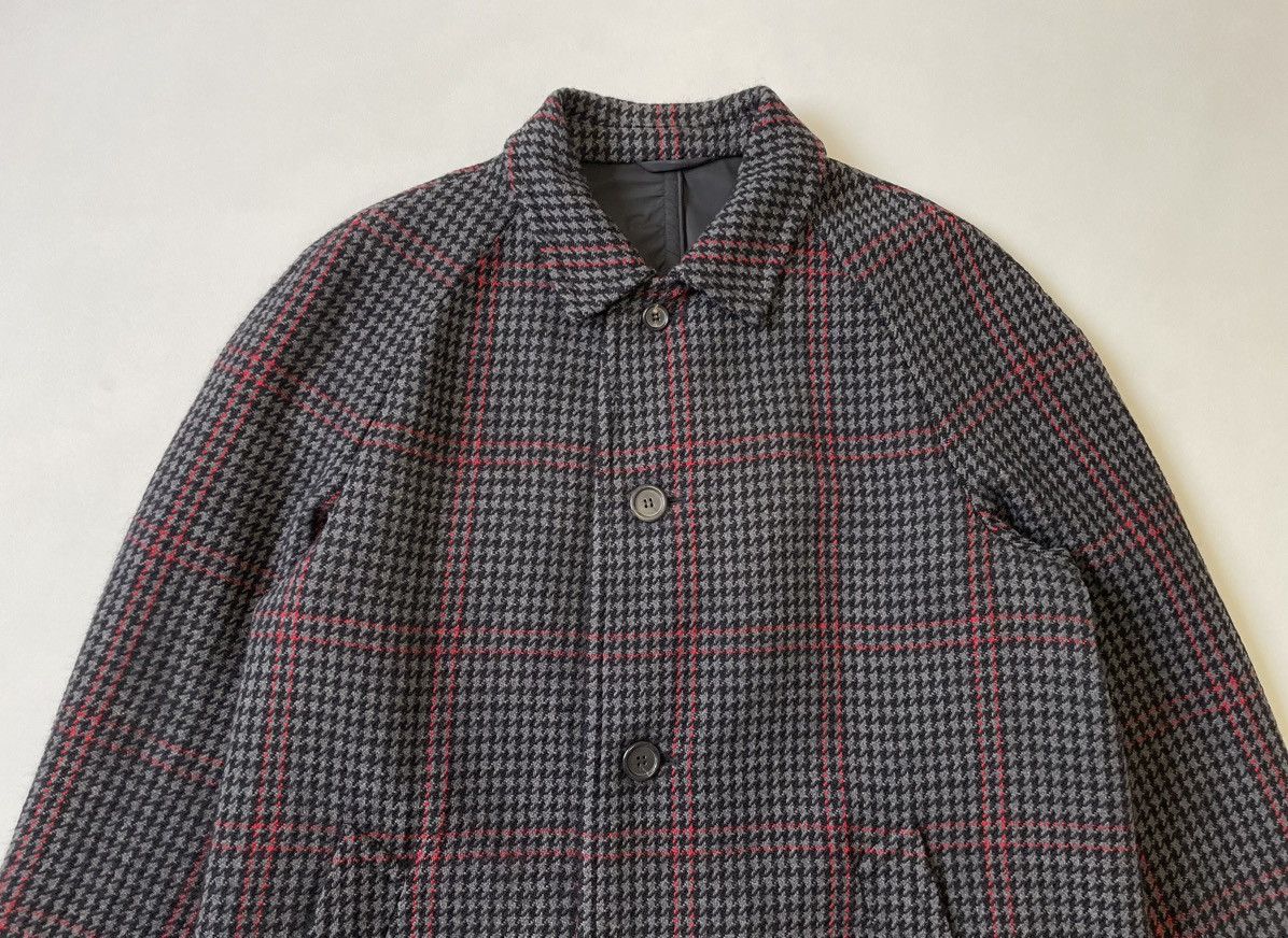 Prada Mid 2000s Check Wool Overcoat Size US XL / EU 56 / 4 - 3 Thumbnail
