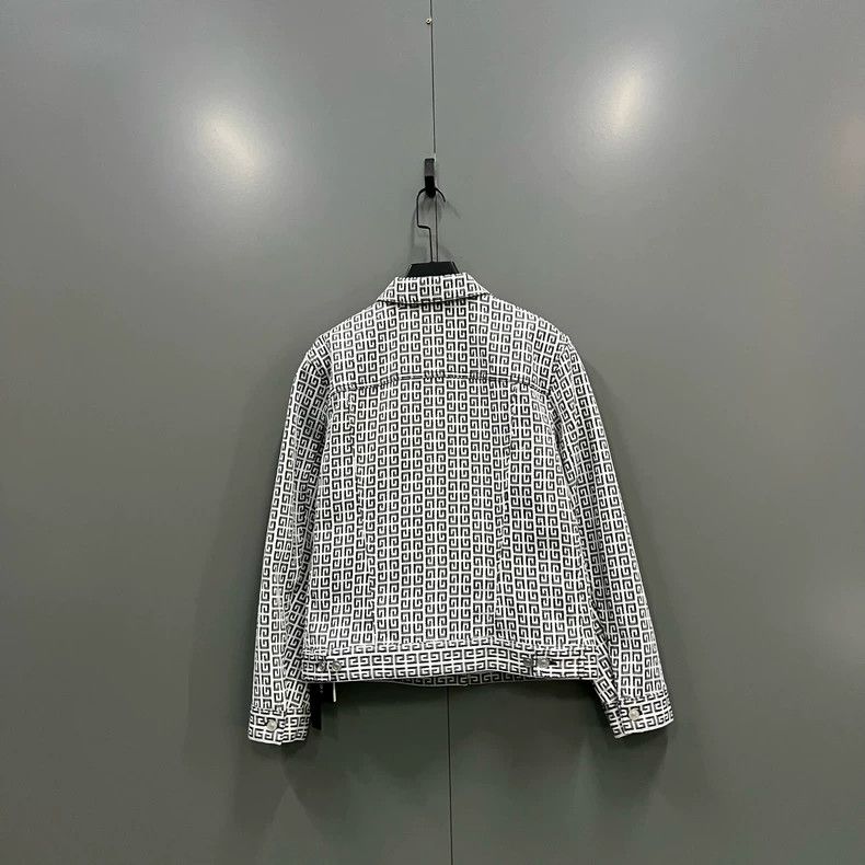 Givenchy Givenchy Jacquard effect logo denim jacket Size US M / EU 48-50 / 2 - 2 Thumbnail