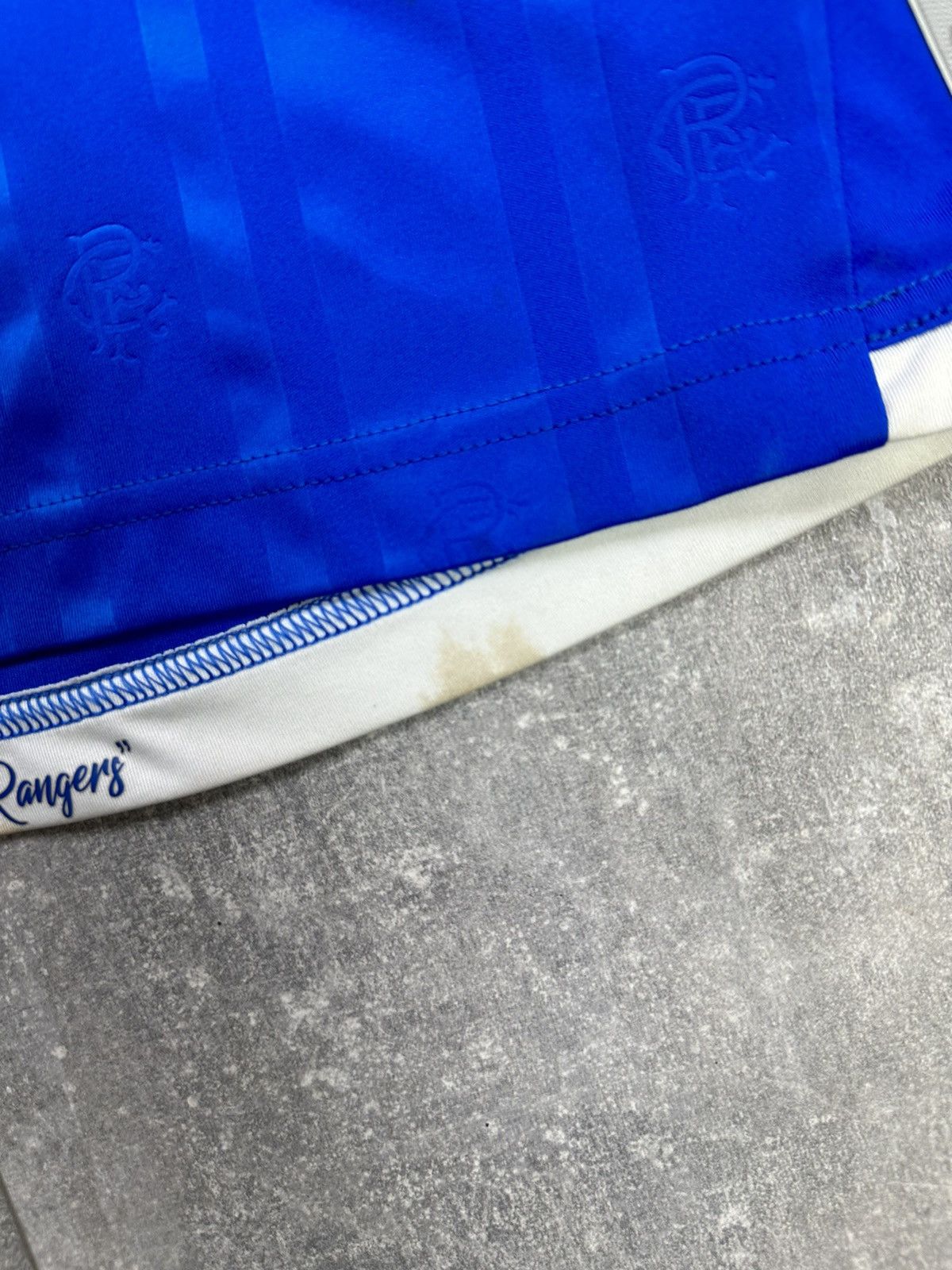 Hummel × Vintage Men’s Hummel Rangers football soccer shit jersey Size US S / EU 44-46 / 1 - 7 Thumbnail