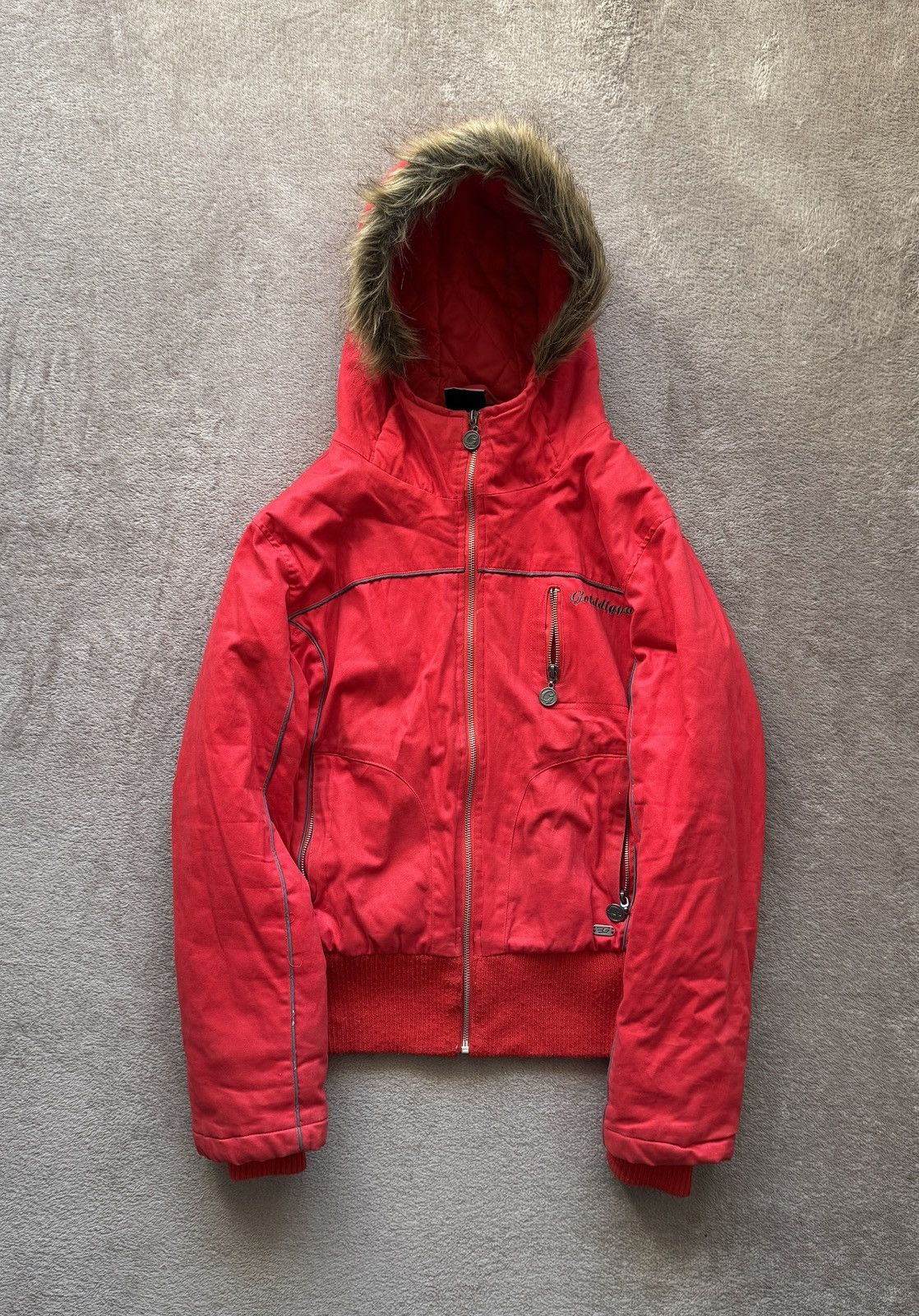 Japanese Brand Y2K Golddigga Faux Fur Jacket Playboi Carti Style Archive Size US M / EU 48-50 / 2 - 1 Thumbnail