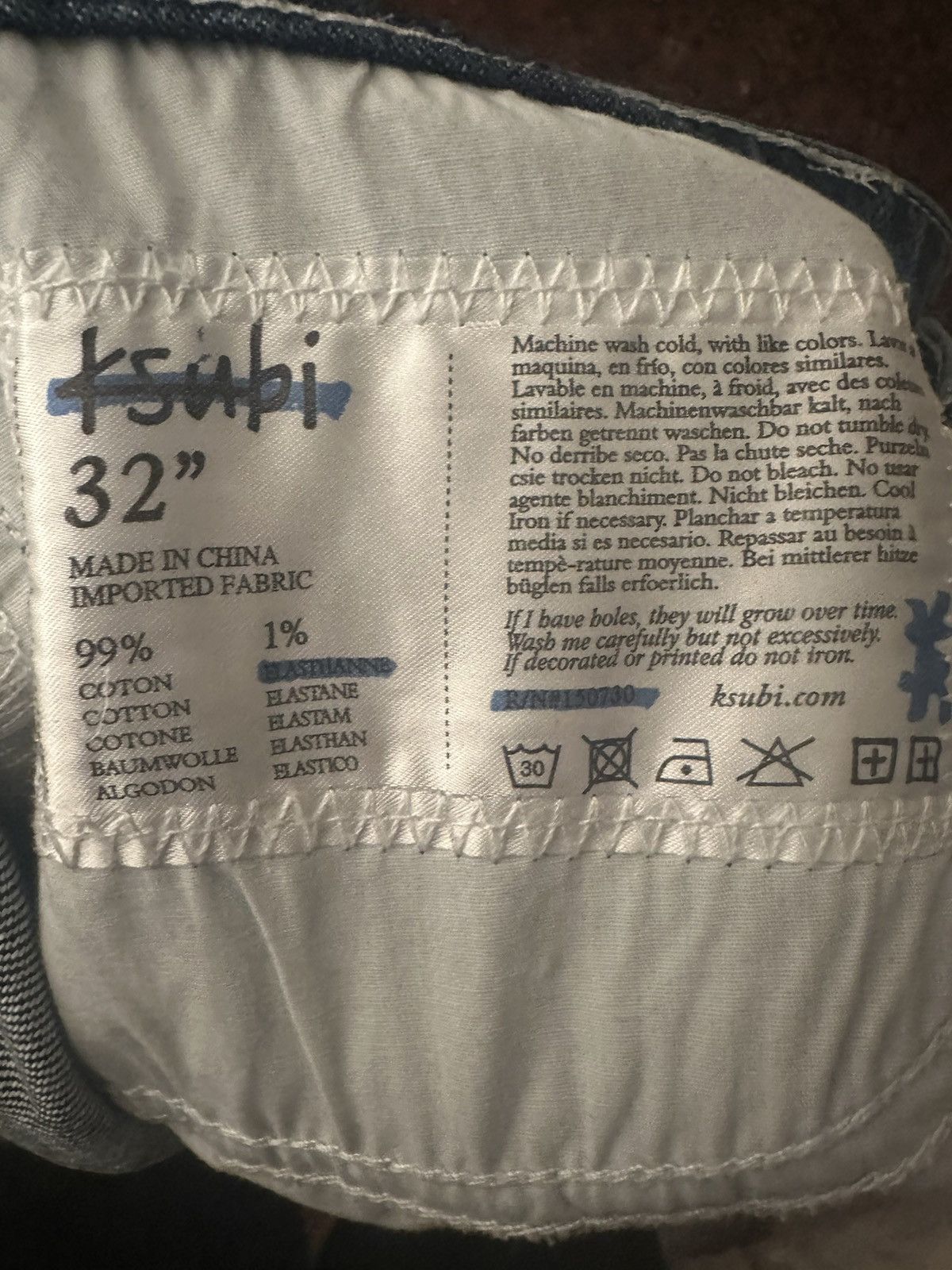 Ksubi Ksubi Van Winkle Size 32/30 Size US 32 / EU 48 - 5 Thumbnail