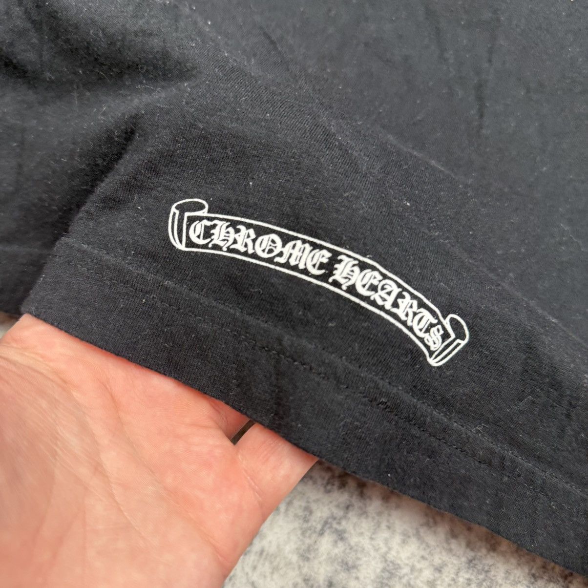 Chrome Hearts Chrome Hearts Script Logo ‘Black’ Long Sleeve Size US L / EU 52-54 / 3 - 8 Thumbnail