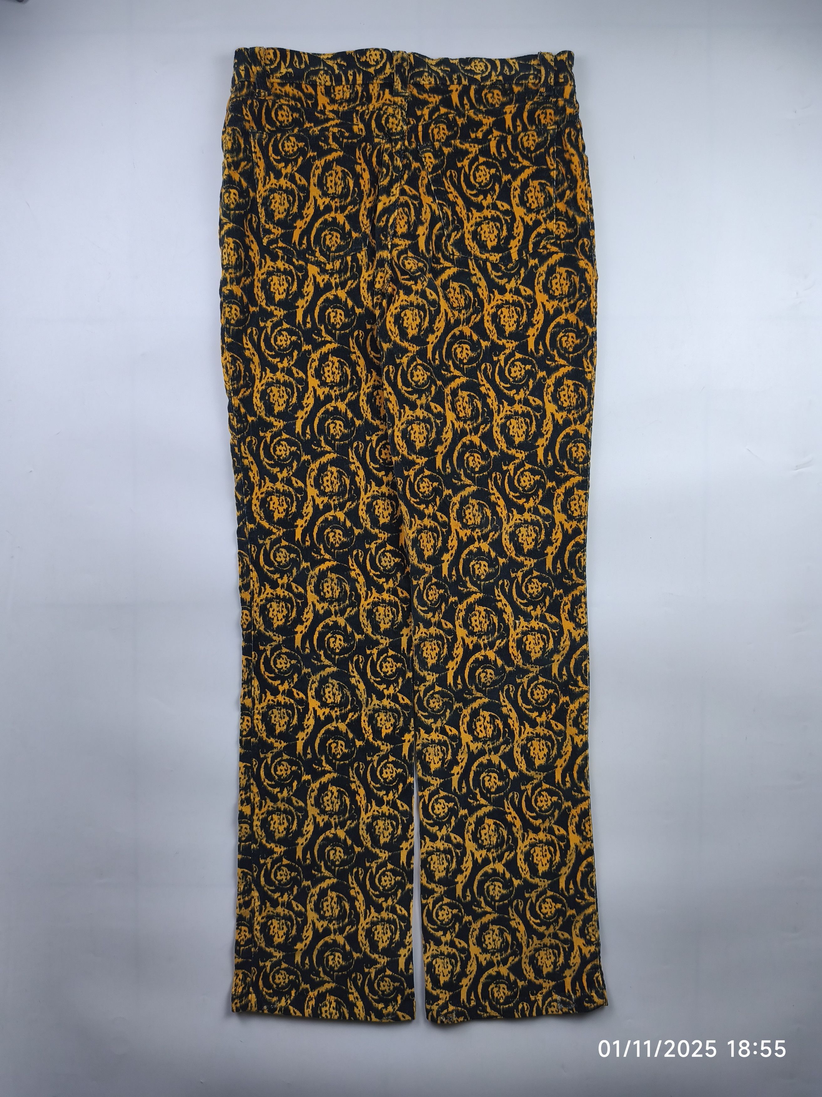 Versace Versace classic baroque pattern corduroy pants Size 28" / US 6 / IT 42 - 2 Thumbnail