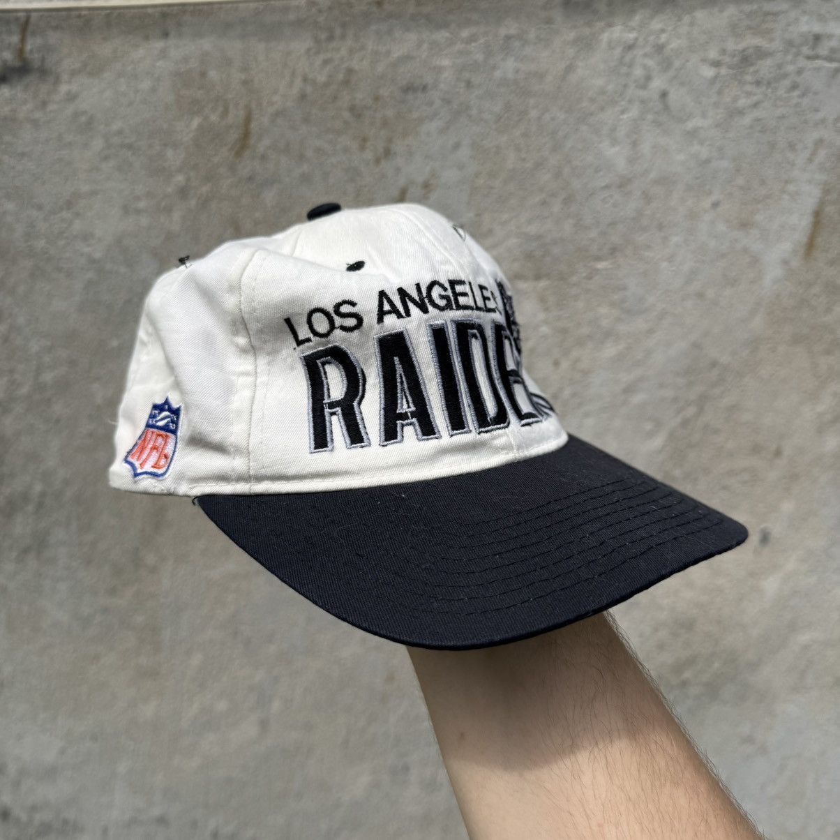 NFL Vintage Los Angeles Raiders Hat 90s NFL Cap Football USA Size ONE SIZE - 3 Thumbnail