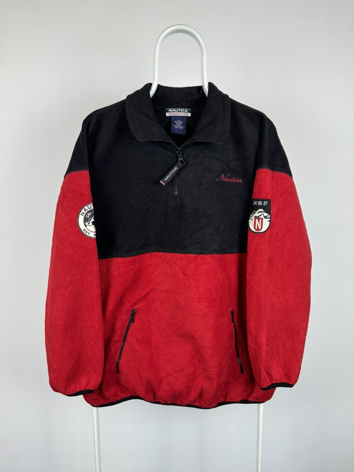 Nautica Vintage Nautica Competition Ski Ladge Fleece Size US L / EU 52-54 / 3 - 1 Thumbnail