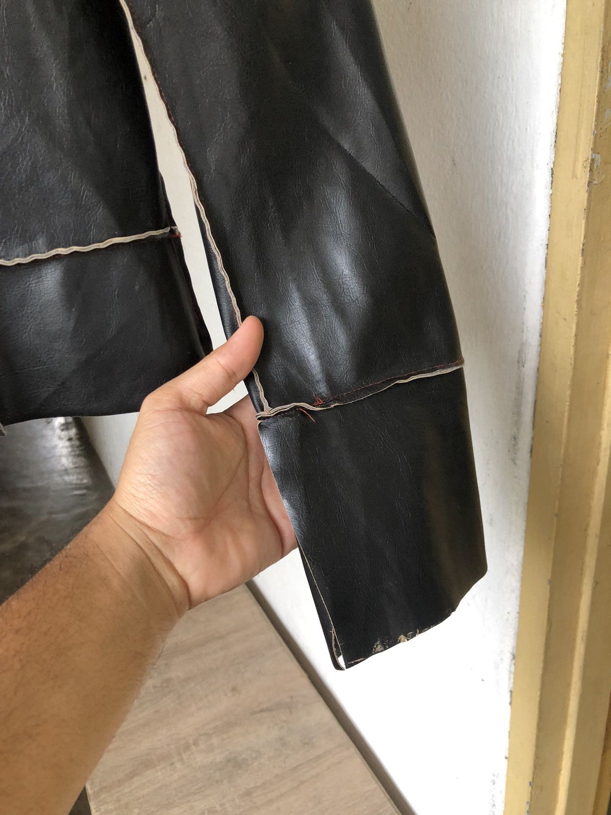 Japanese Brand Rare❗️Wooxoom Bondage Punk Pvc Jacket If Six Was Nine Size M / US 6-8 / IT 42-44 - 7 Thumbnail