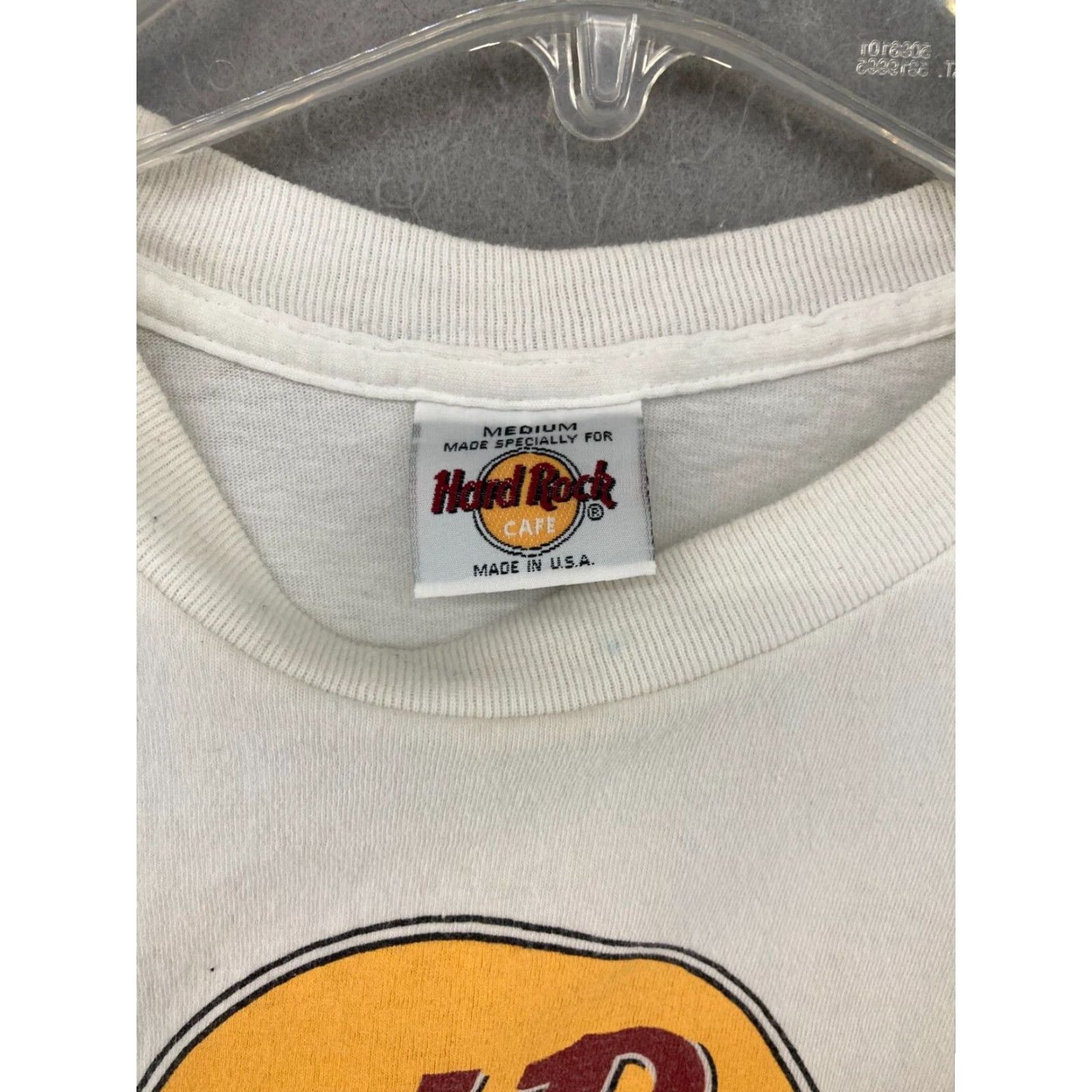 Hard Rock Cafe Hard Rock Cafe Graphic Print T-Shirt Mens Medium White USA Made Size US M / EU 48-50 / 2 - 5 Thumbnail