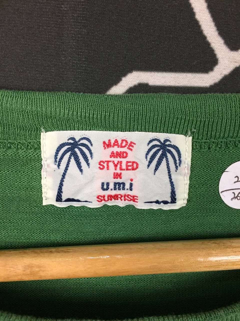 Japanese Brand U.M.I. Sunrise "How Zit" Surf Aesthetic Slub Knit Tee Size US L / EU 52-54 / 3 - 7 Thumbnail