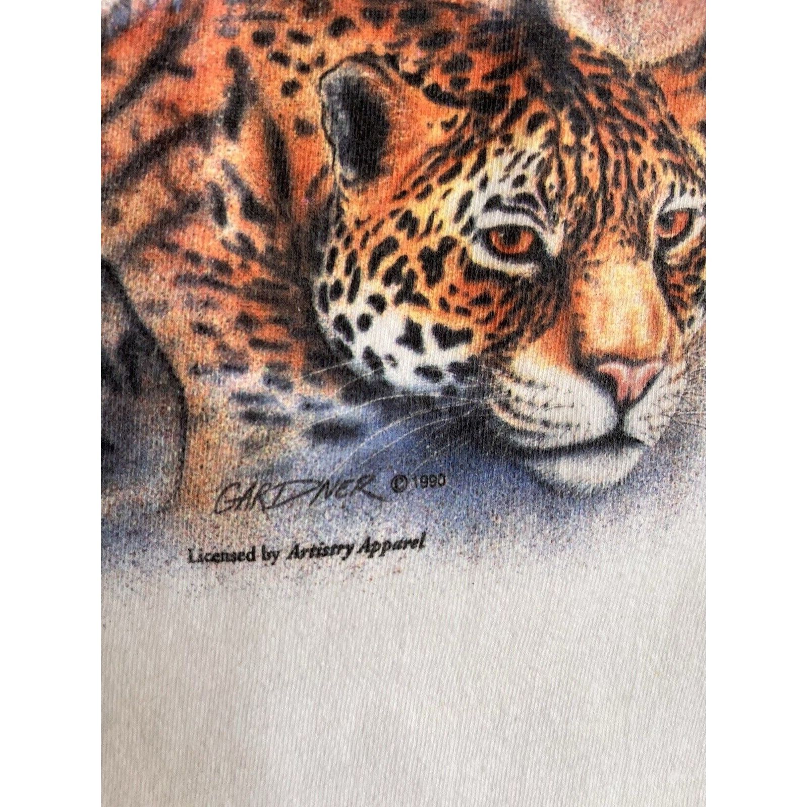 Vintage VINTAGE SINGLE STITCH TIGER ANIMAL PRINT T SHIRT SIZE XL 90S Size US XL / EU 56 / 4 - 4 Thumbnail