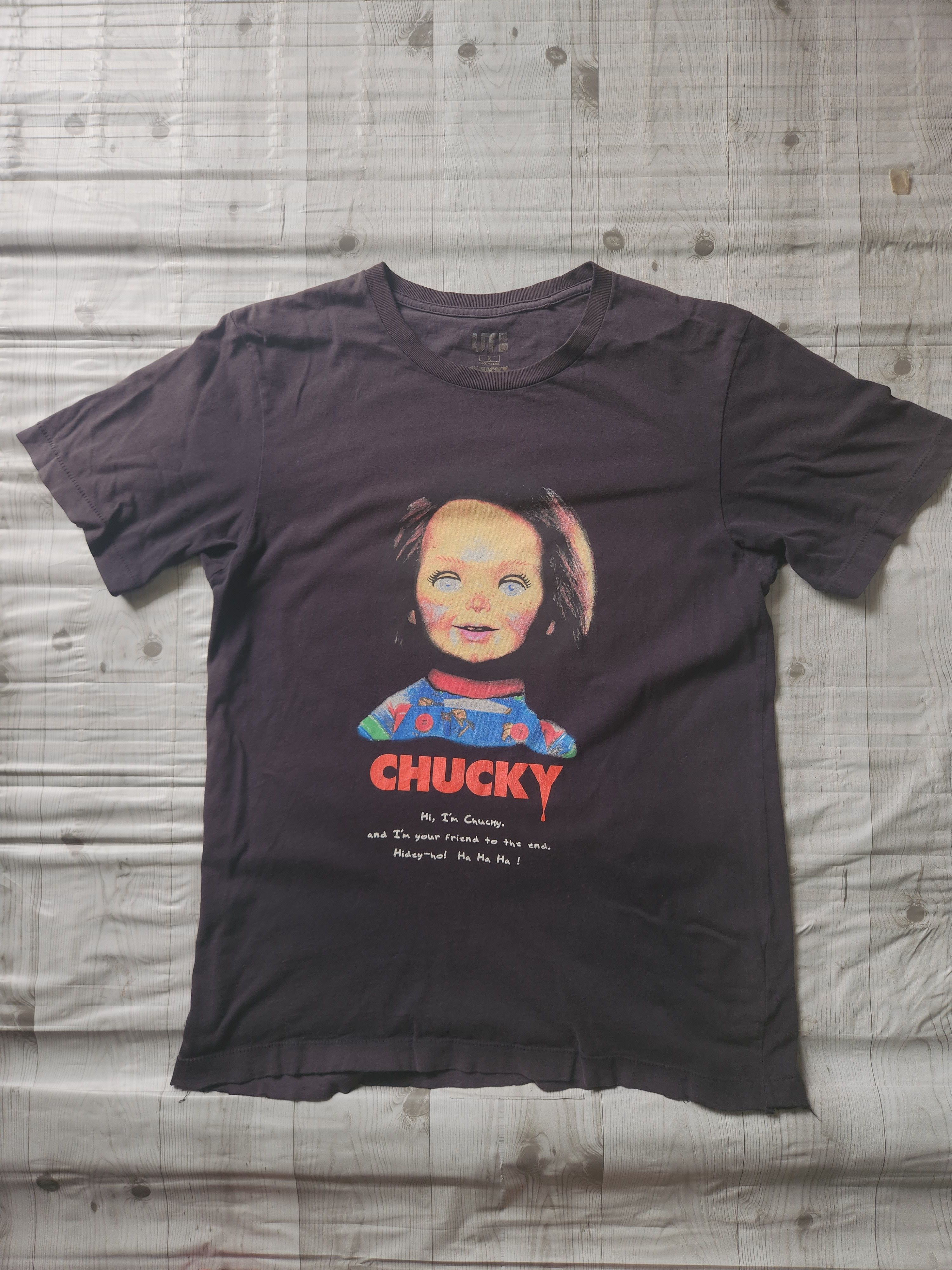 Expert Horror × Uniqlo Vintage Y2K Thrashed Horror Chucky Movie TShirt Size US M / EU 48-50 / 2 - 2 Thumbnail