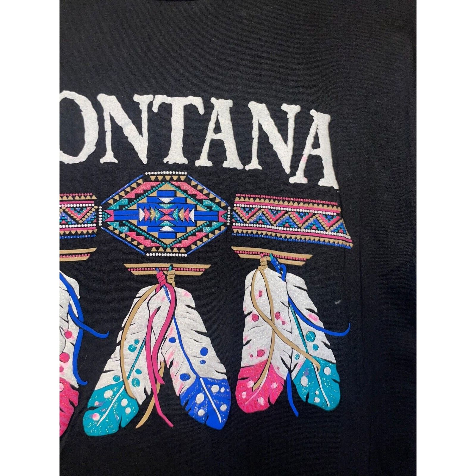 Vintage Vintage Test Print Shirt Sweet Pea 94 Western Black L Tee Size US L / EU 52-54 / 3 - 3 Thumbnail