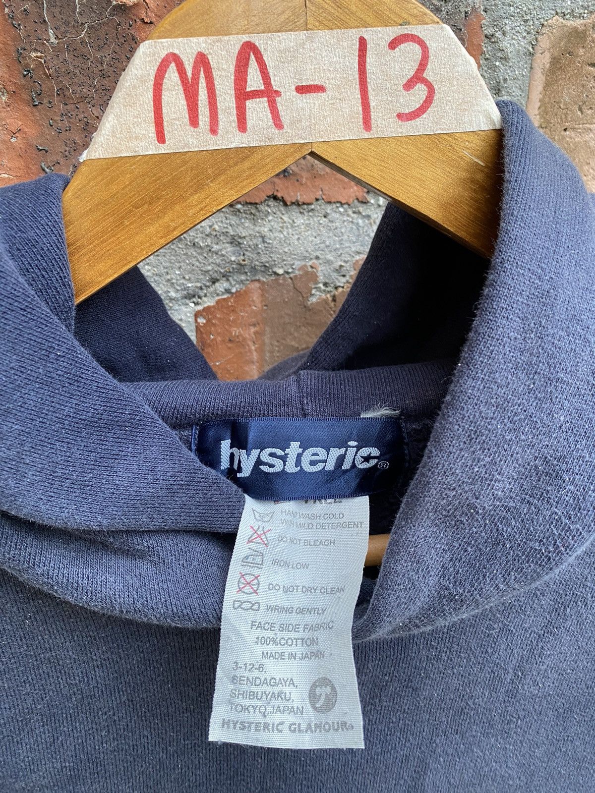 Hysteric Glamour 1990s Hysteric Chillin Hoodie Size US L / EU 52-54 / 3 - 8 Thumbnail