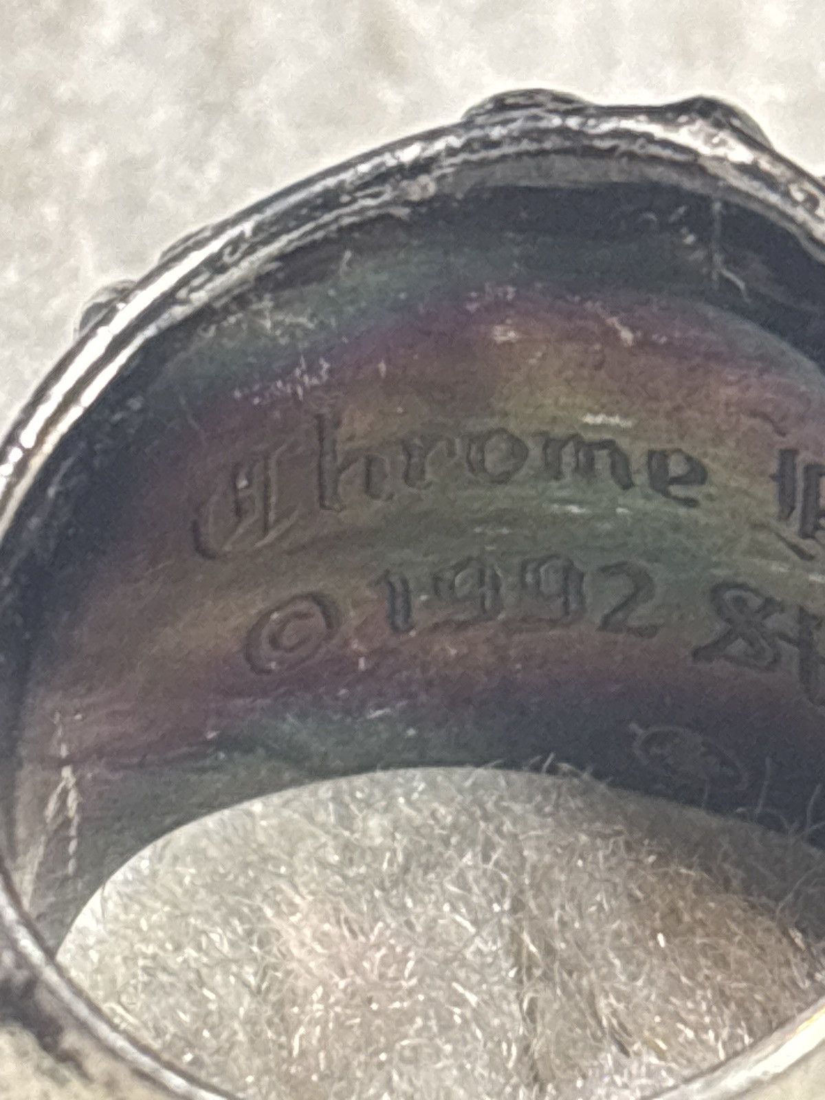Chrome Hearts CHROME HEARTS BLACK SILVER RING Size ONE SIZE - 11 Thumbnail