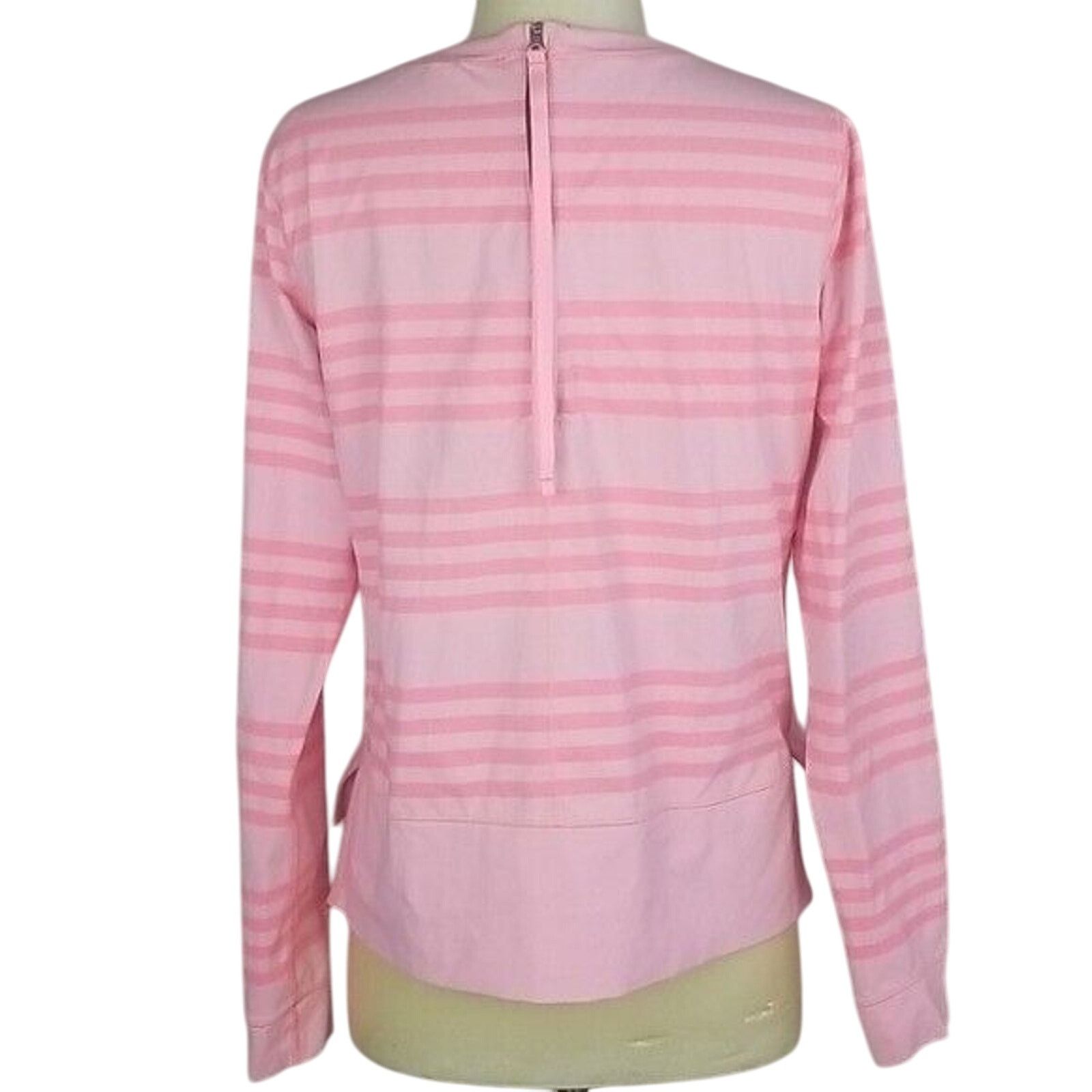 Lululemon Lululemon Womens Run Warm Ocean Striped Athletic Shirt 8 Size M / US 6-8 / IT 42-44 - 6 Thumbnail