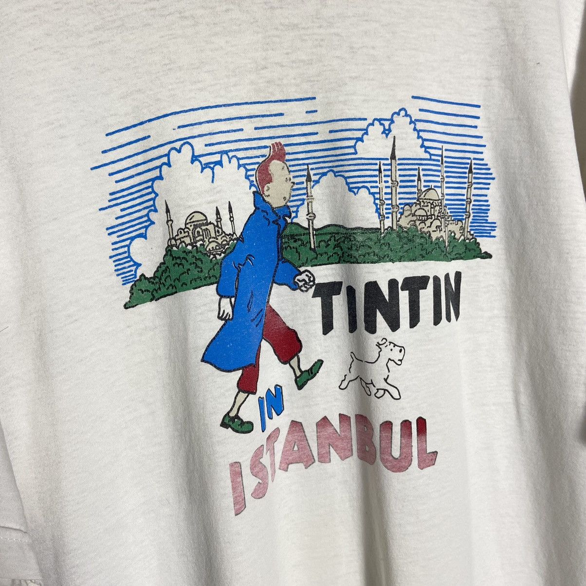Vintage Vintage Tin Tin Anime Movie T-Shirt Size US L / EU 52-54 / 3 - 2 Thumbnail